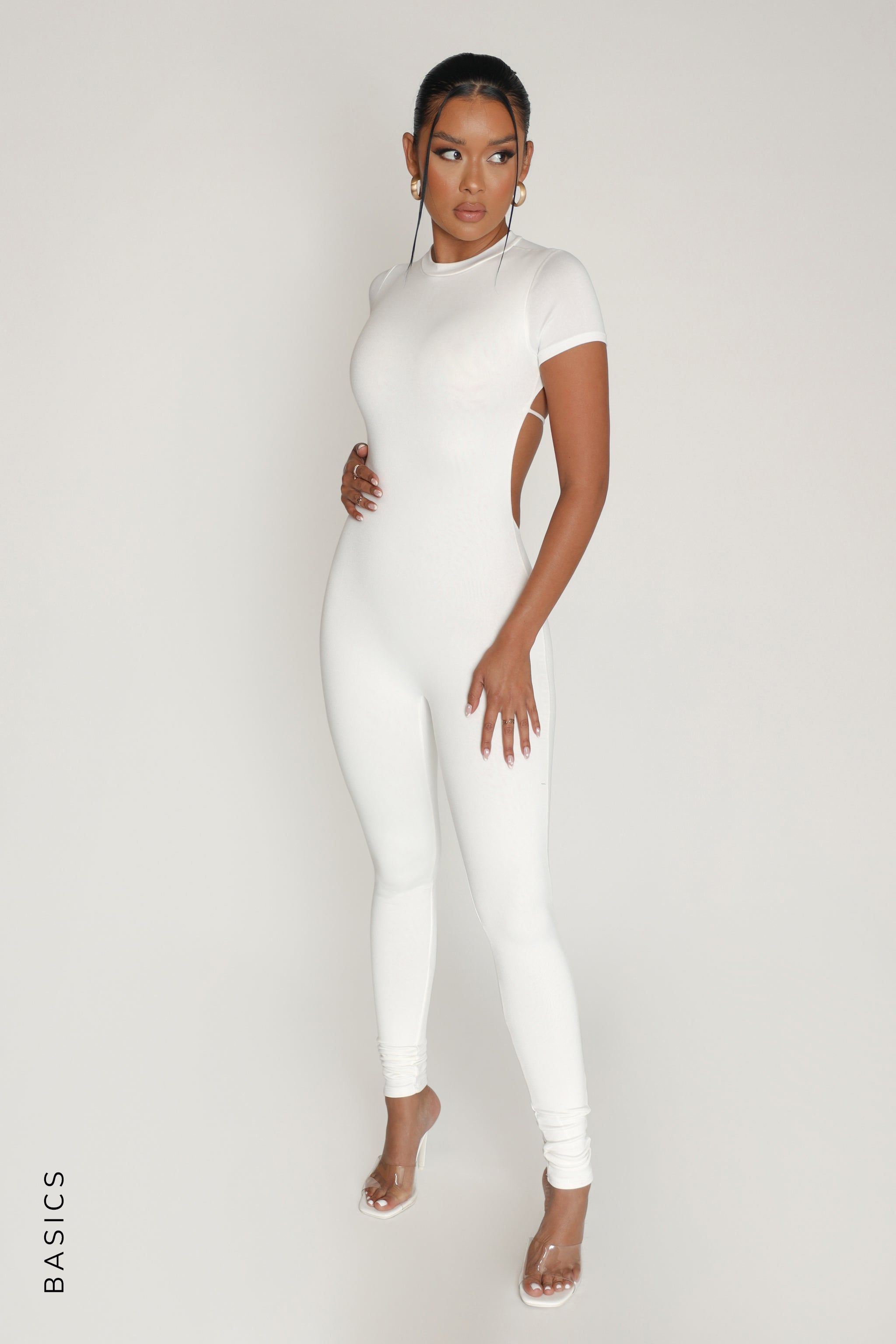 Feel For You Open Back Jumpsuit - White sold by My outfit online product image thumbnail 2