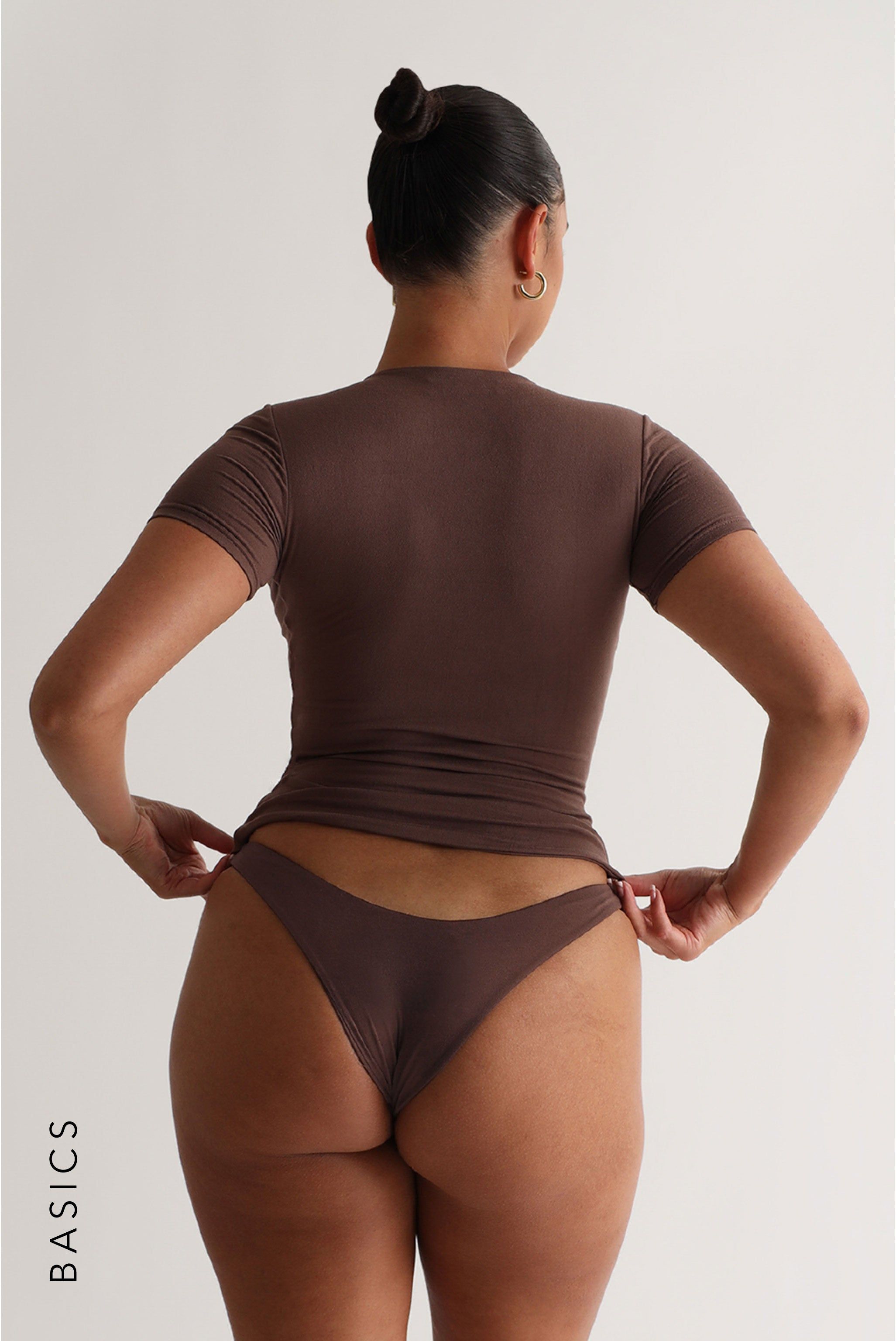 Mist Short Sleeve T-Shirt - Ash Brown sold by My outfit online product image thumbnail 2