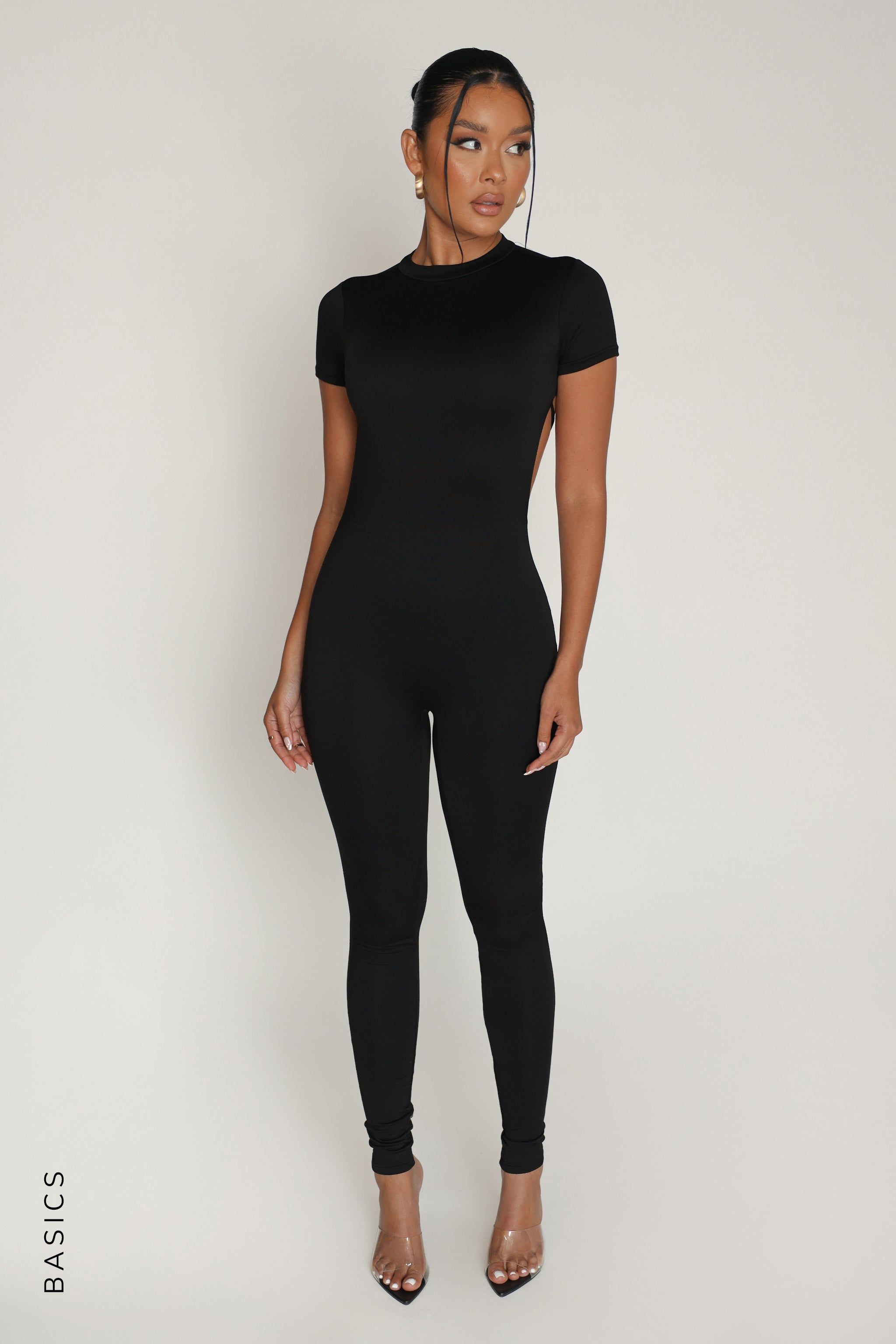 Feel For You Open Back Jumpsuit - Black sold by My outfit online product image thumbnail 4