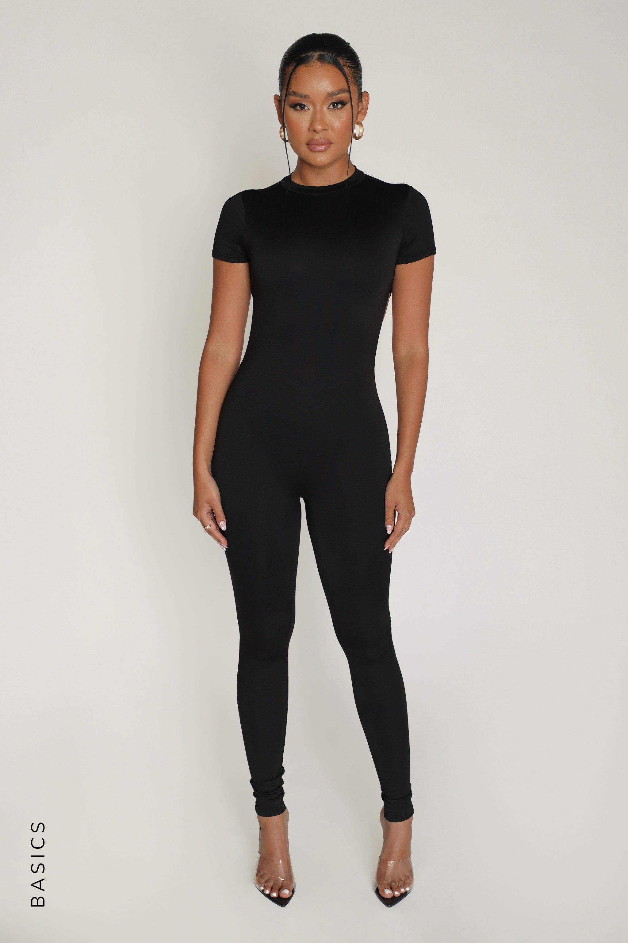 Feel For You Open Back Jumpsuit - Black sold by My outfit online product image thumbnail 2