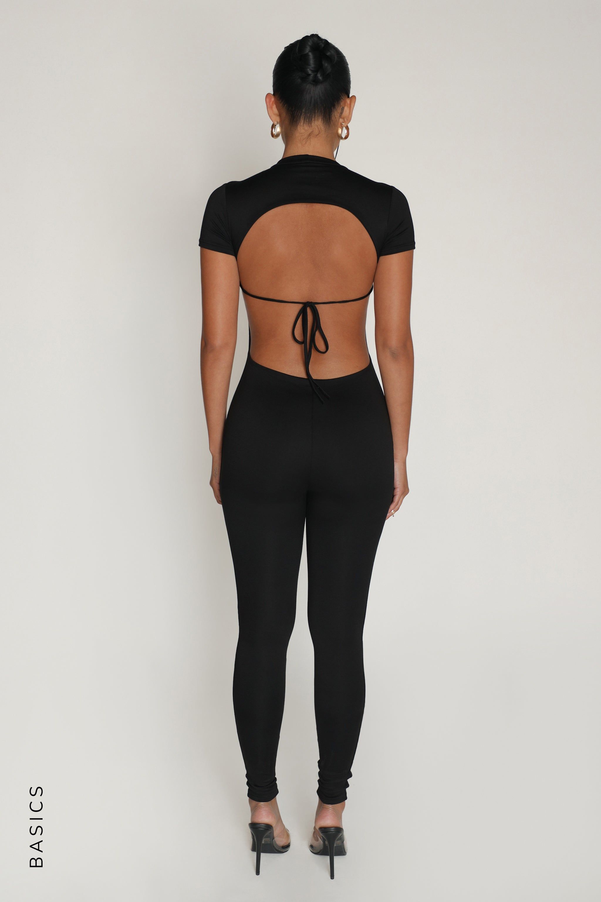 Feel For You Open Back Jumpsuit - Black sold by My outfit online product image thumbnail 3