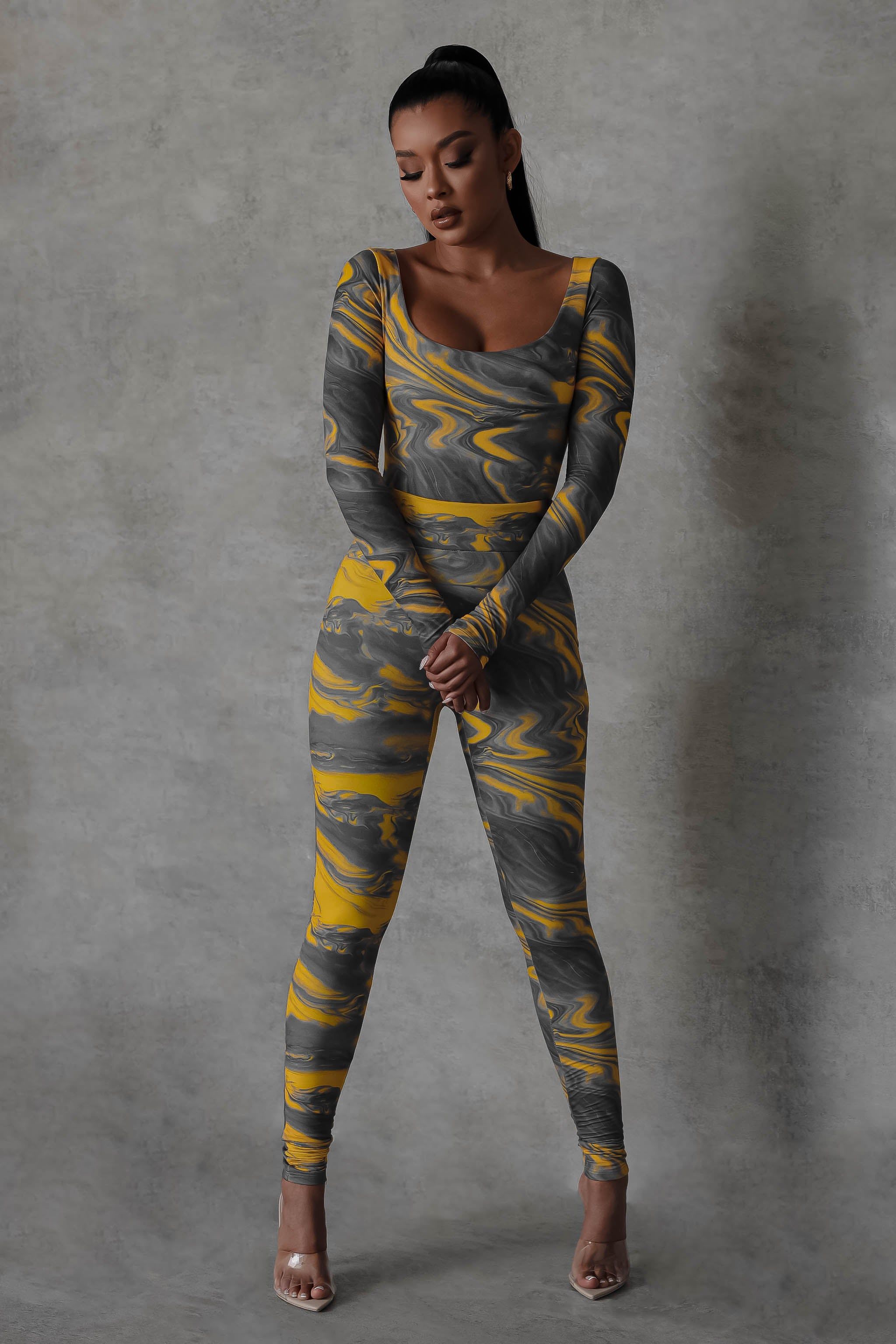Ultra High Waisted Leggings - Marble sold by My outfit online product image thumbnail 2