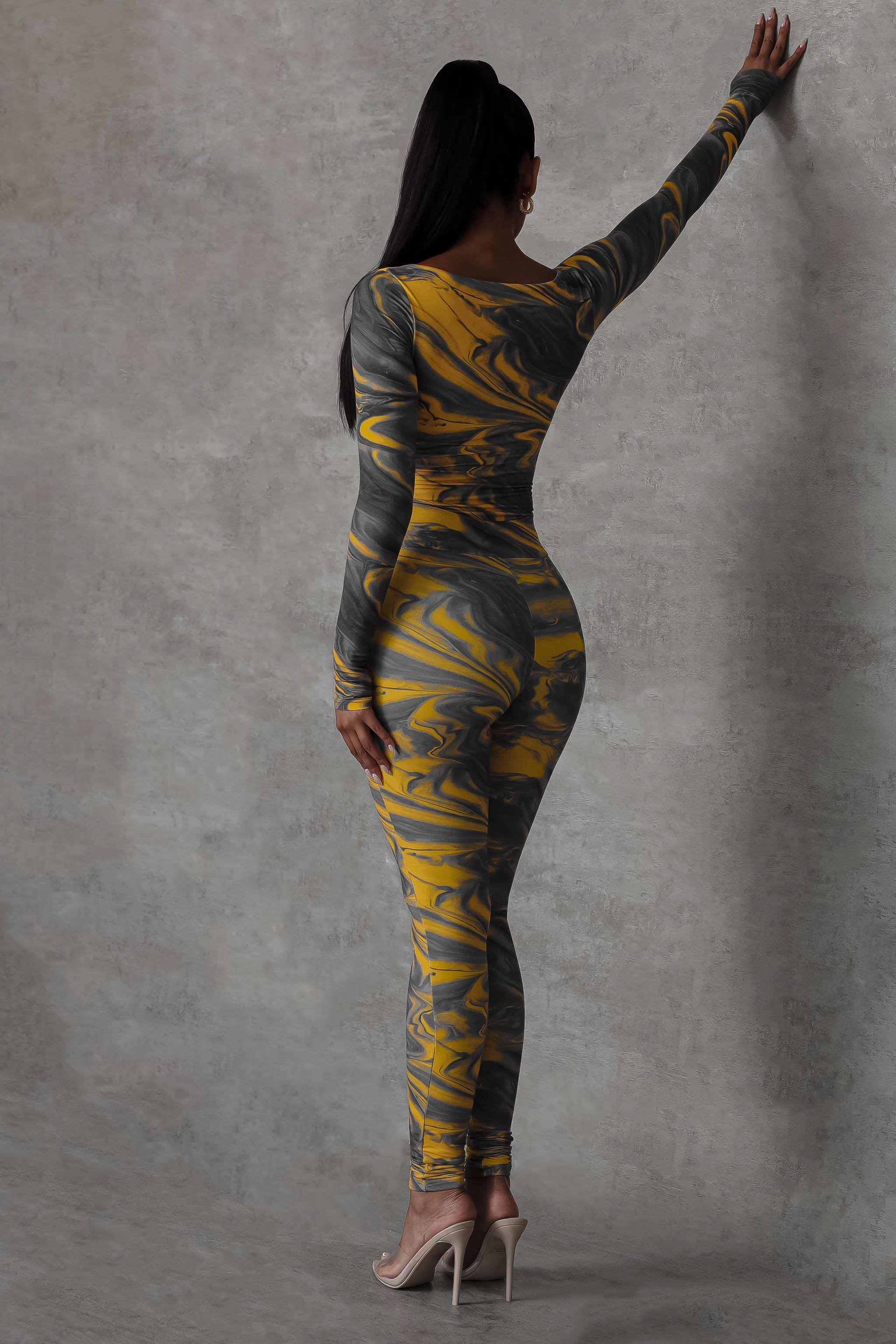 Ultra High Waisted Leggings - Marble sold by My outfit online product image thumbnail 3
