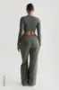 Structured Wide Leg Sweatpants - Forest Green sold by My outfit online