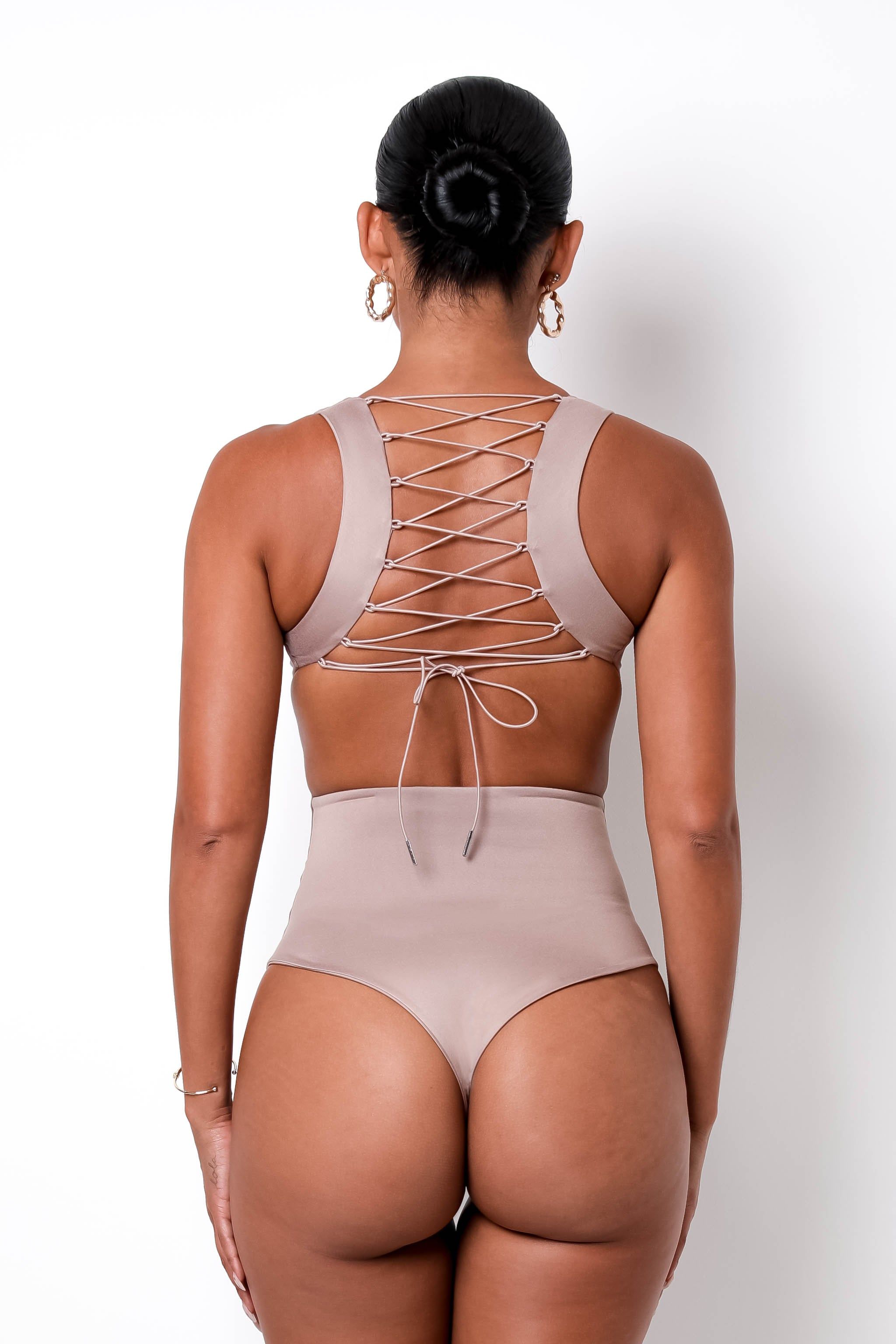 Luna Bodysuit - Light Mauve sold by My outfit online
