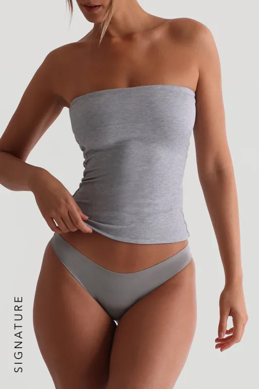 Classic Full-Length Tube Top - Heather Gray sold by My outfit online