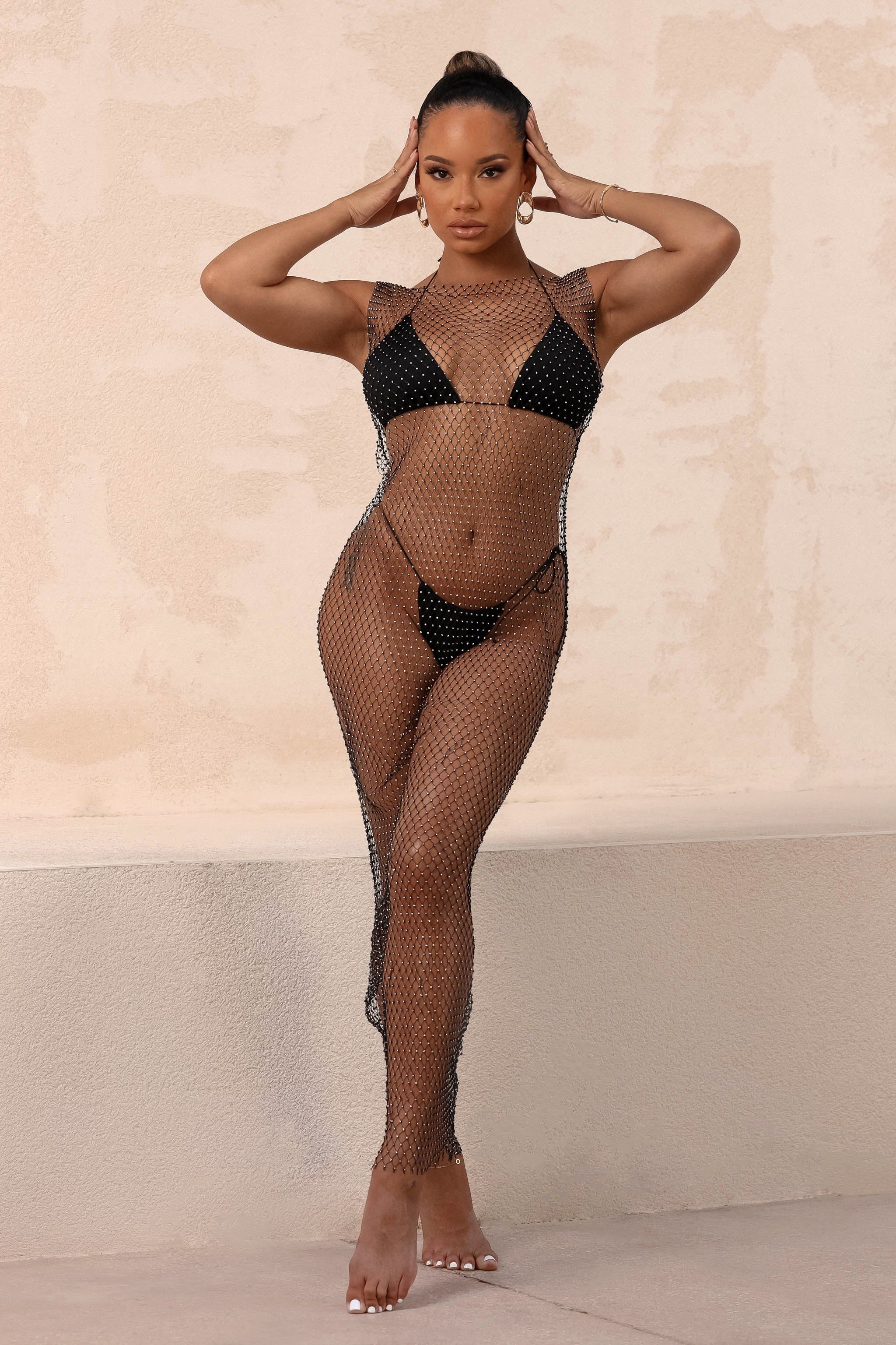 Fancy Escape Cover Up - Black sold by My outfit online