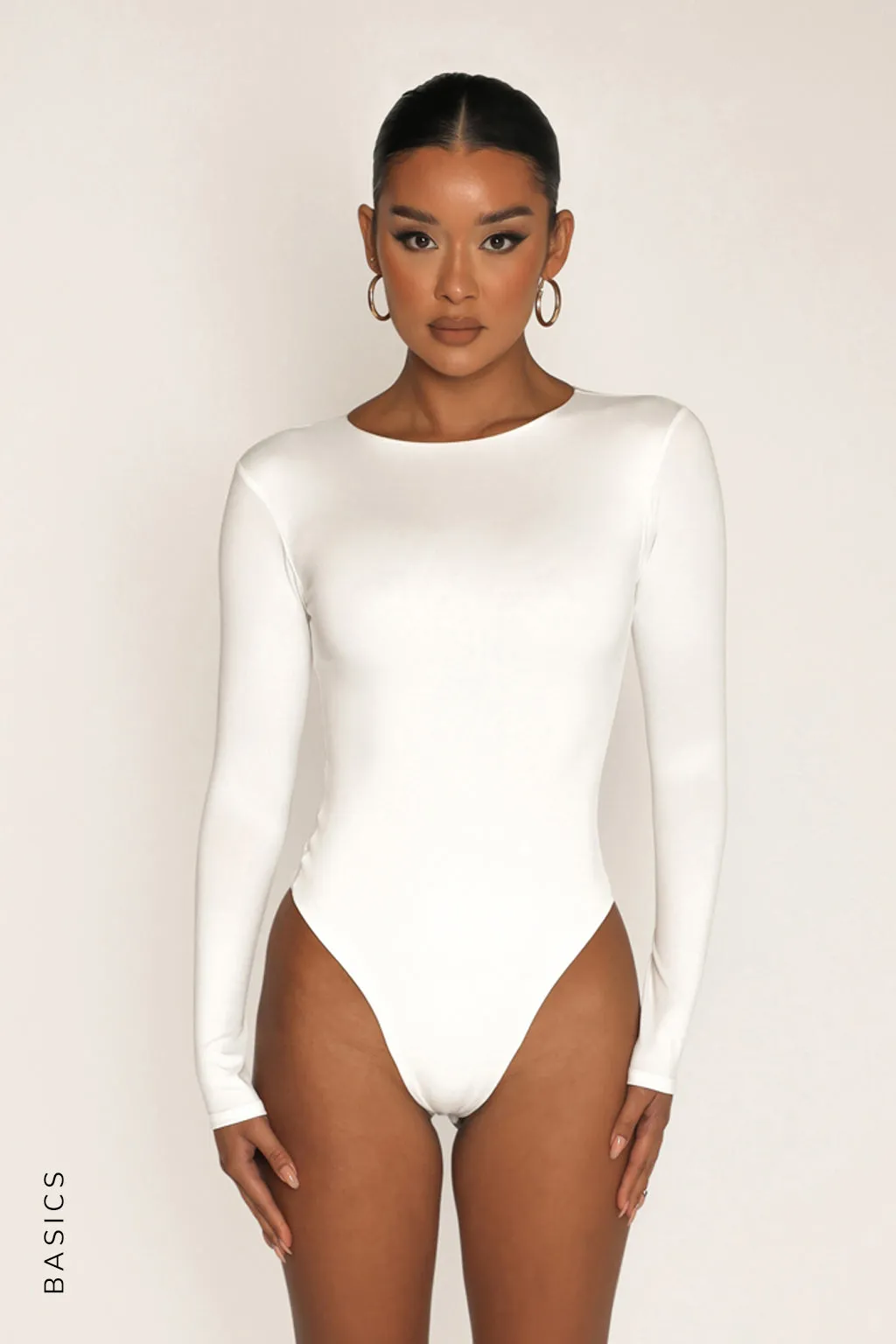 Mist Long Sleeve Bodysuit - White sold by My outfit online