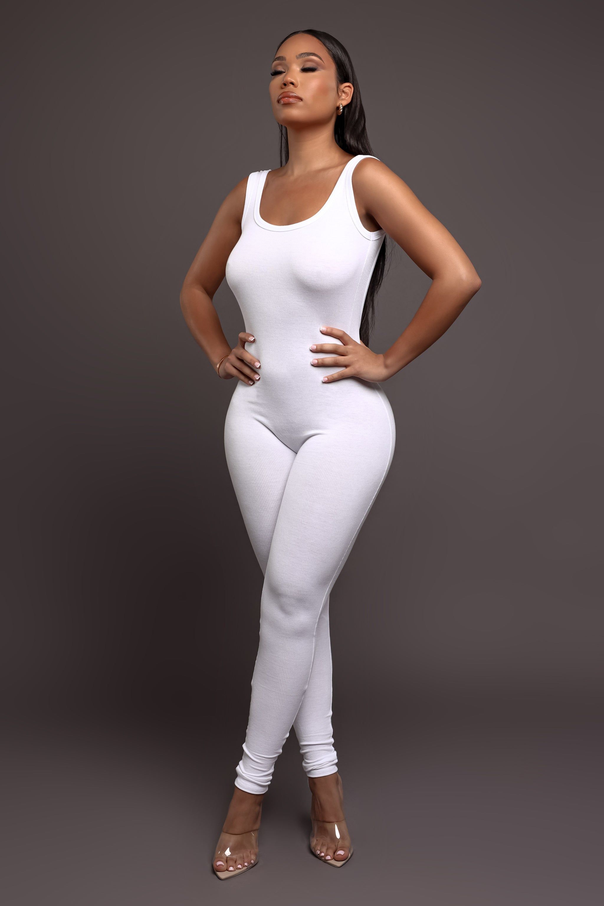 Ela Cotton Backless Jumpsuit - White sold by My outfit online product image thumbnail 2