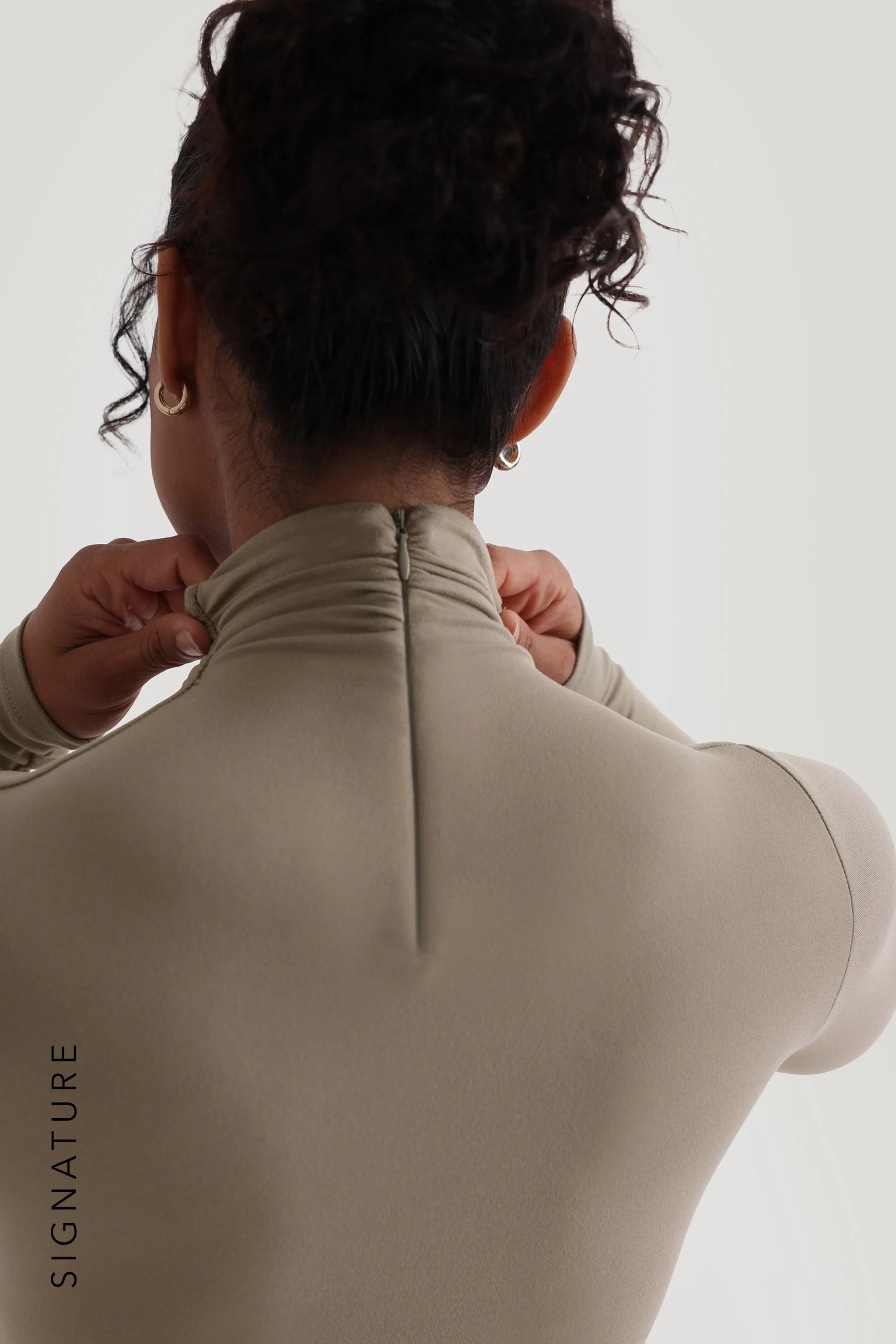 Refined Long Sleeve Turtleneck T-Shirt - Quiet Sage sold by My outfit online product image thumbnail 3