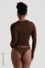 Mist Long Sleeve T-Shirt - Cocoa sold by My outfit online