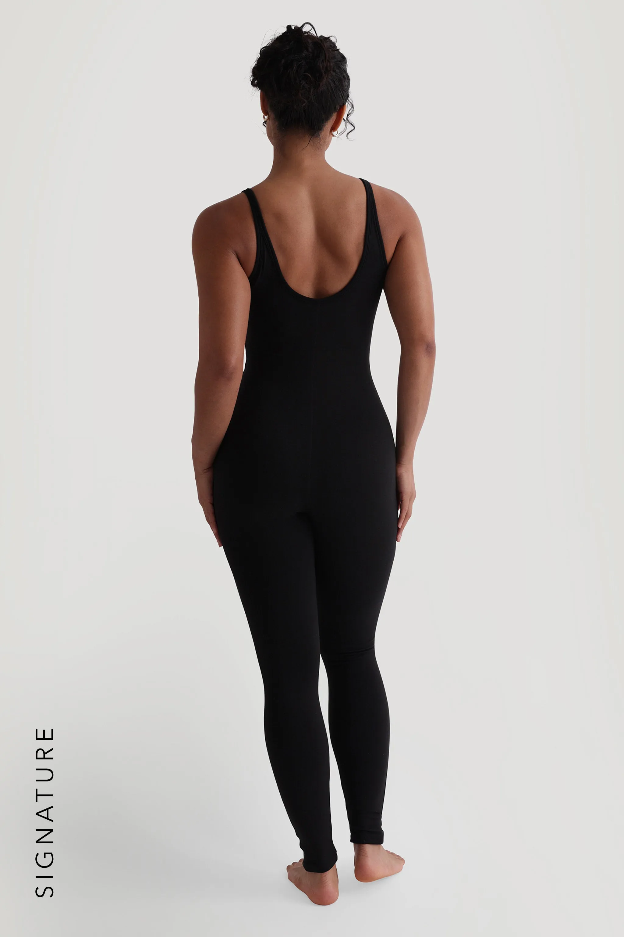 Banded Scoop Neck Jumpsuit - Black sold by My outfit online product image thumbnail 4