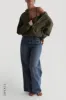 The Structured Bomber Jacket - Deep Olive sold by My outfit online
