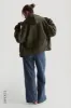 The Structured Bomber Jacket - Deep Olive sold by My outfit online