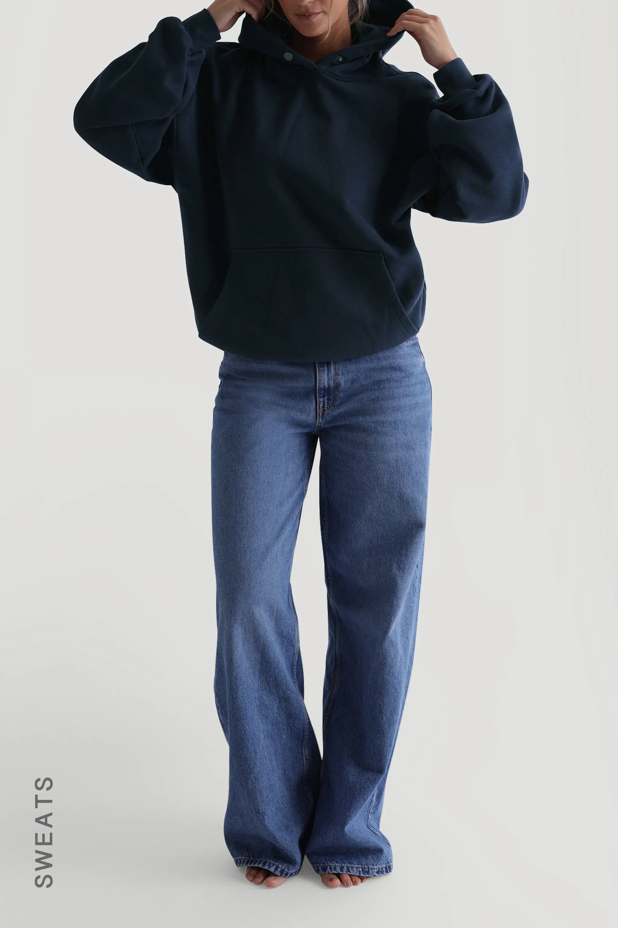 Boyfriend Hoodie - Navy sold by My outfit online product image thumbnail 2