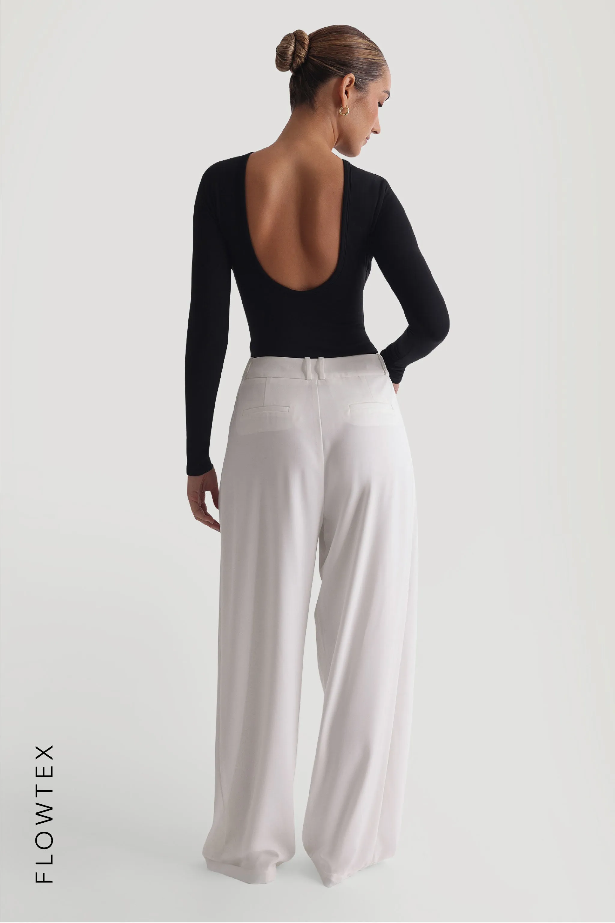 The Ivy Wide-Leg Trousers - White sold by My outfit online product image thumbnail 3