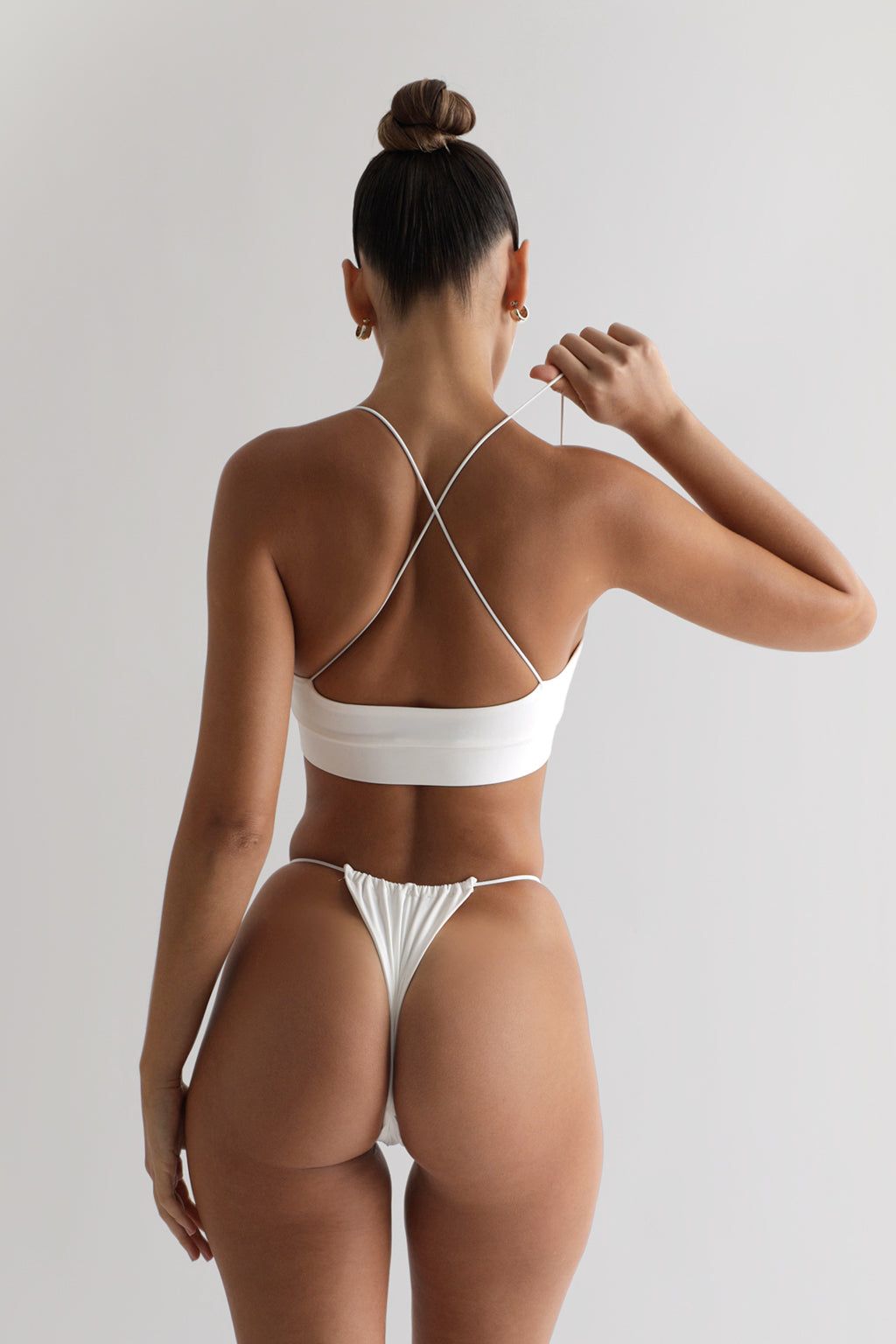 Prime Tan Bikini Thong - White sold by My outfit online