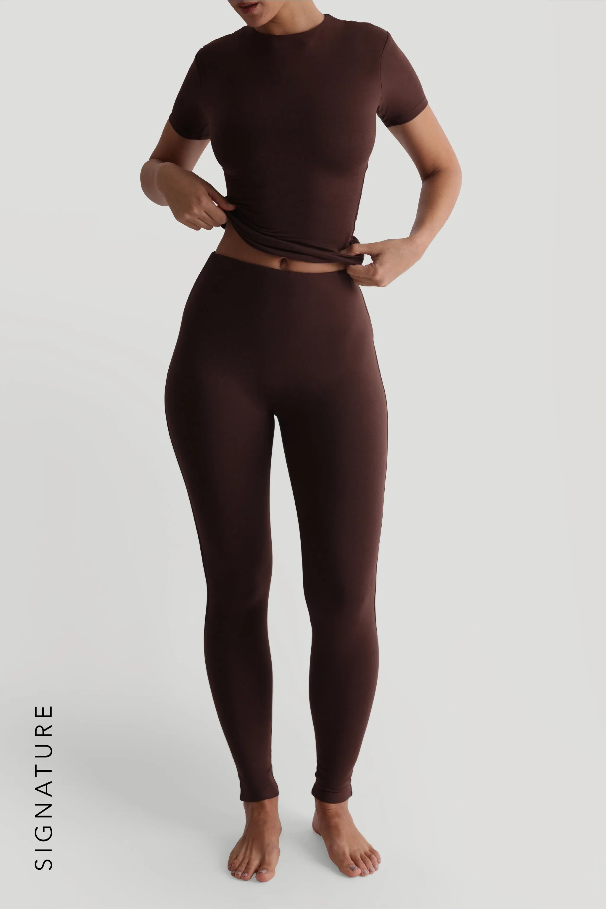 Pro-Technical Leggings - Chocolate sold by My outfit online product image thumbnail 3