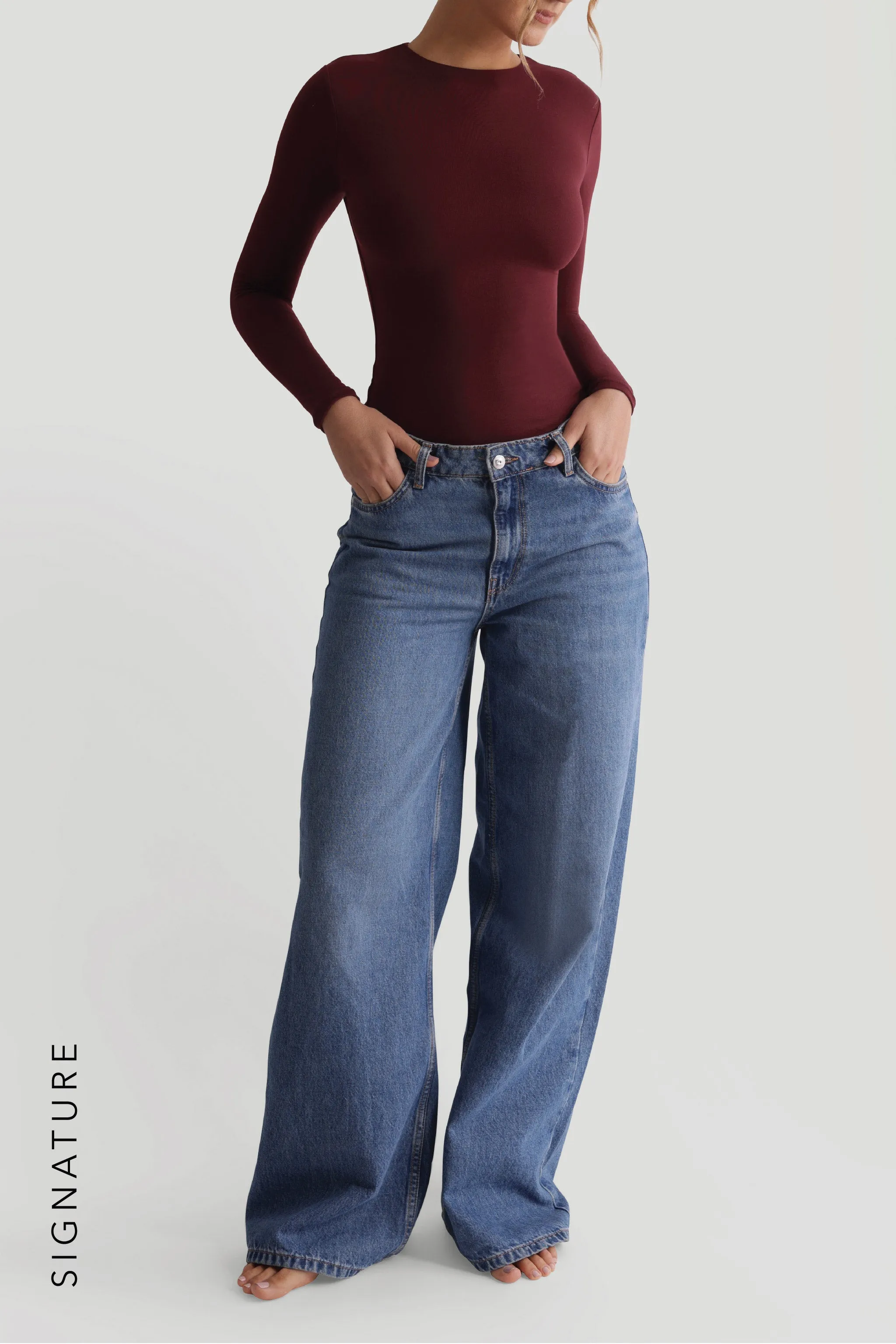 Mist Long Sleeve T-Shirt - Plum sold by My outfit online product image thumbnail 4