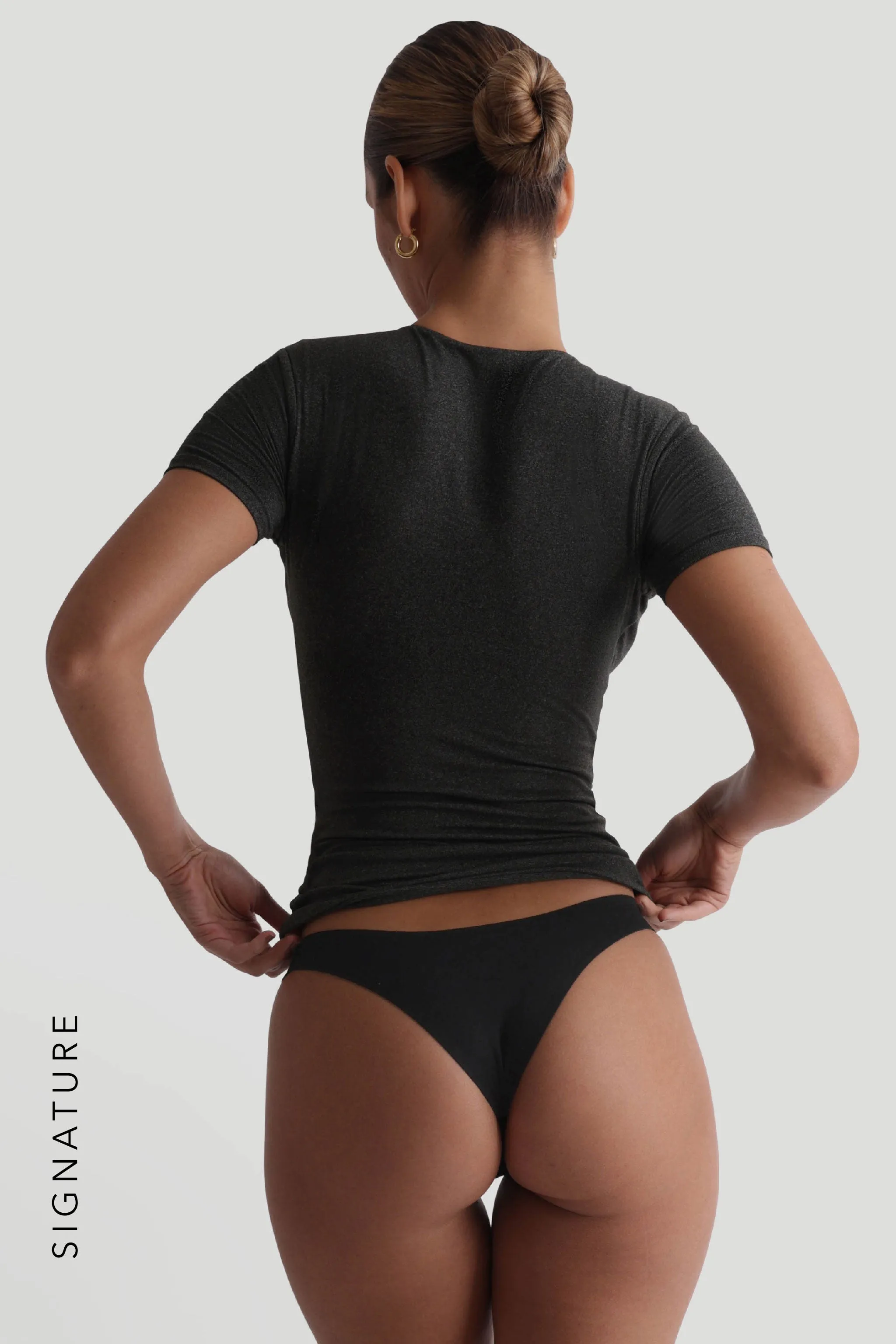 Mist Short Sleeve T-Shirt - Black Stone sold by My outfit online product image thumbnail 2