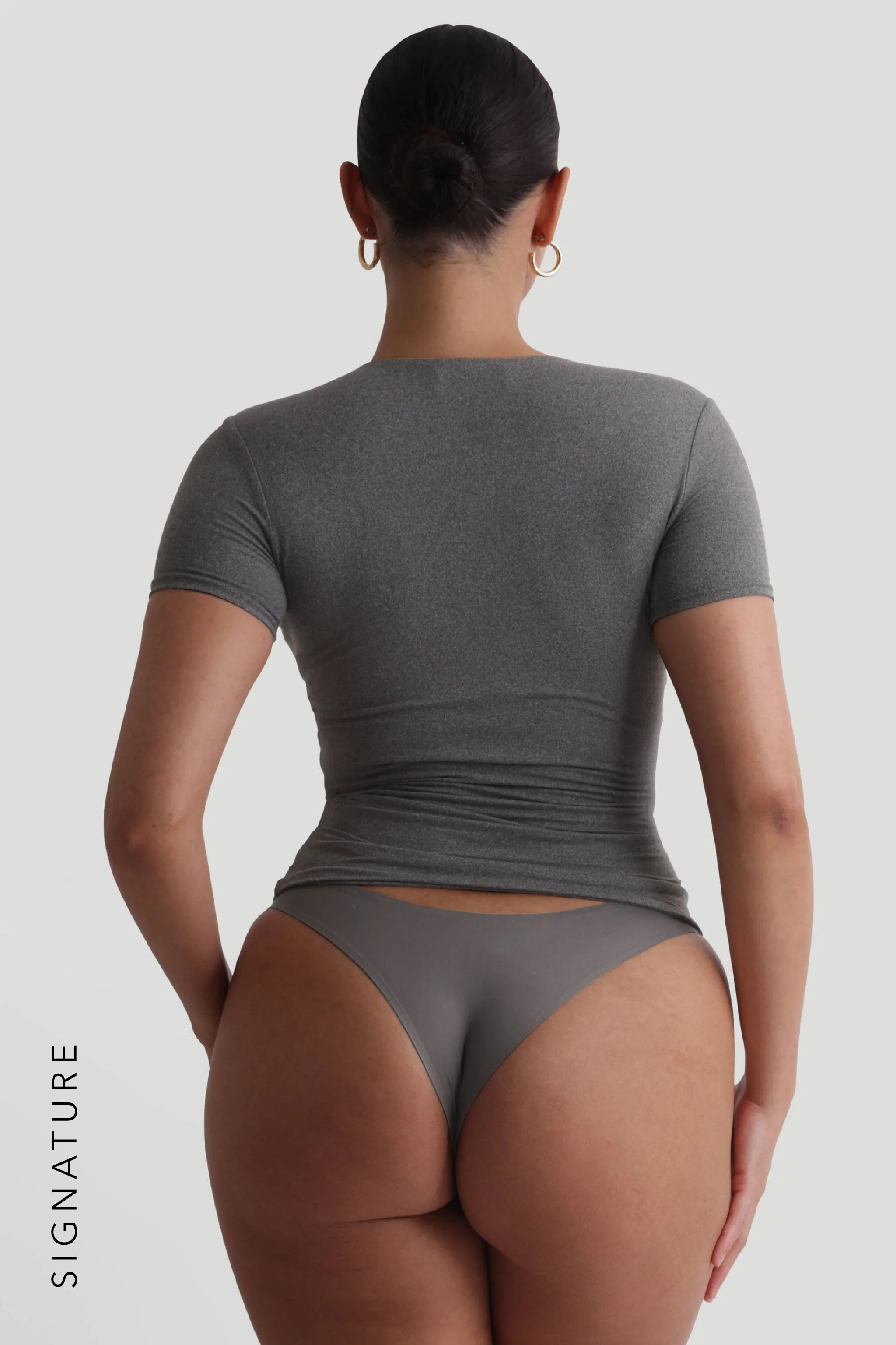 Mist Short Sleeve T-Shirt - Dark Stone Gray sold by My outfit online product image thumbnail 2