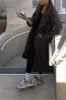 Sherpa Oversized Trench Coat - Charcoal sold by My outfit online