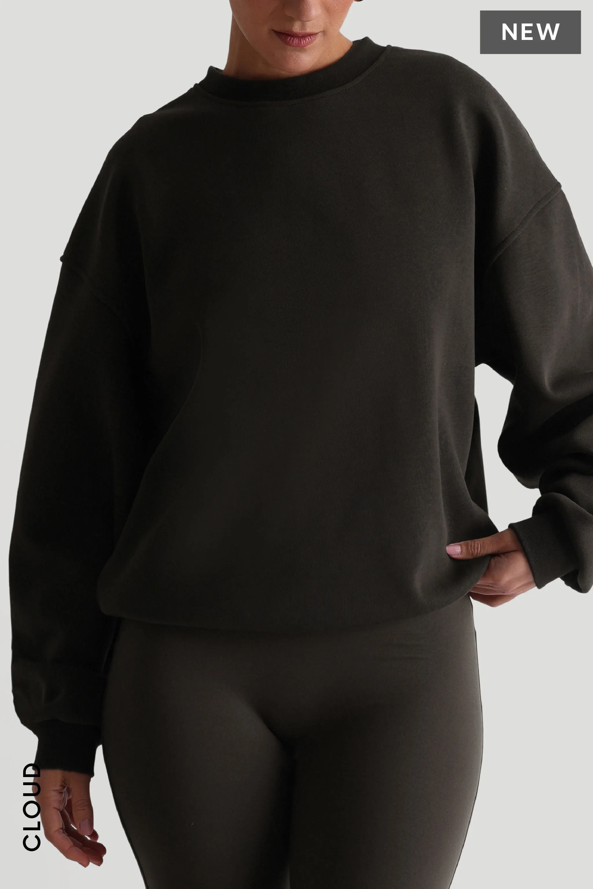 Cloud Crewneck Sweatshirt - Charcoal sold by My outfit online product image thumbnail 2