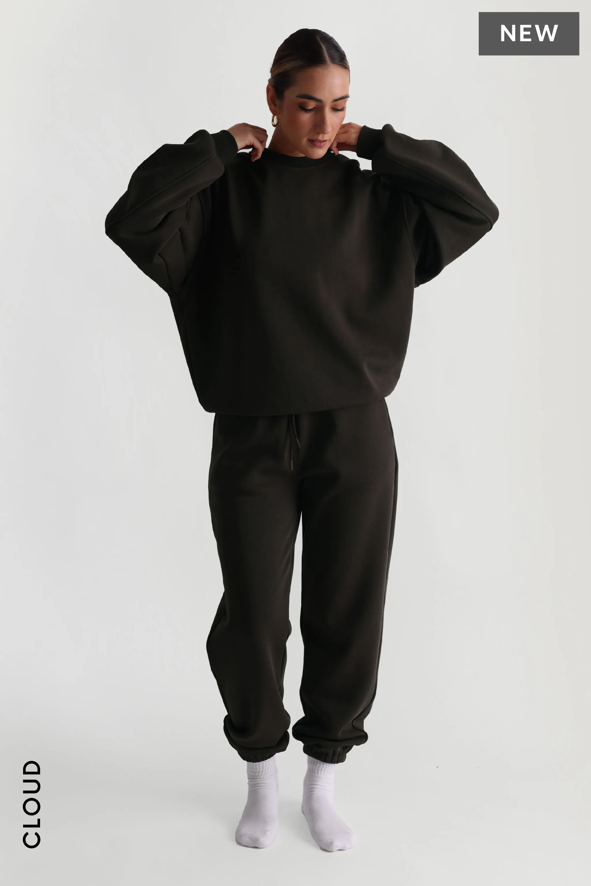 Cloud Crewneck Sweatshirt - Charcoal sold by My outfit online