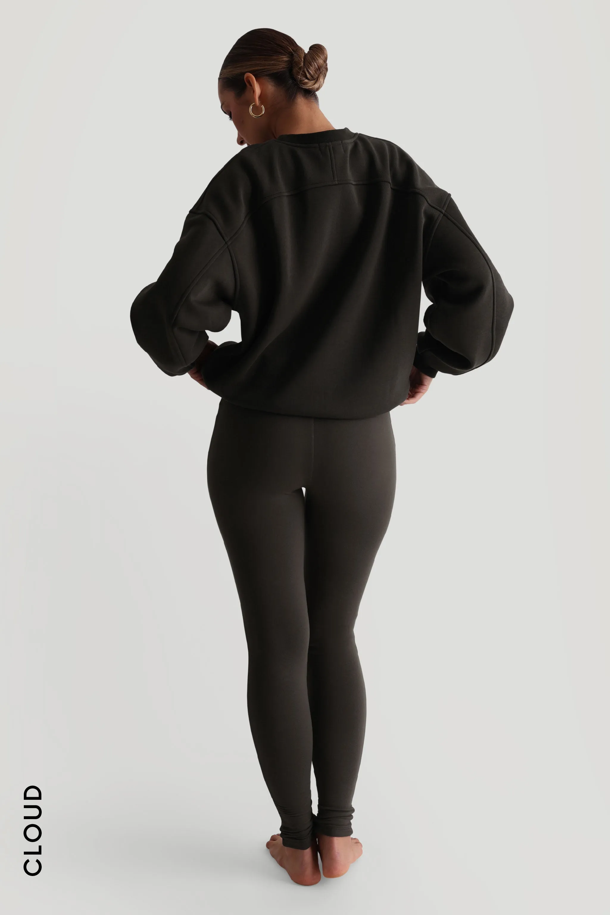 Cloud Crewneck Sweatshirt - Charcoal sold by My outfit online product image thumbnail 3