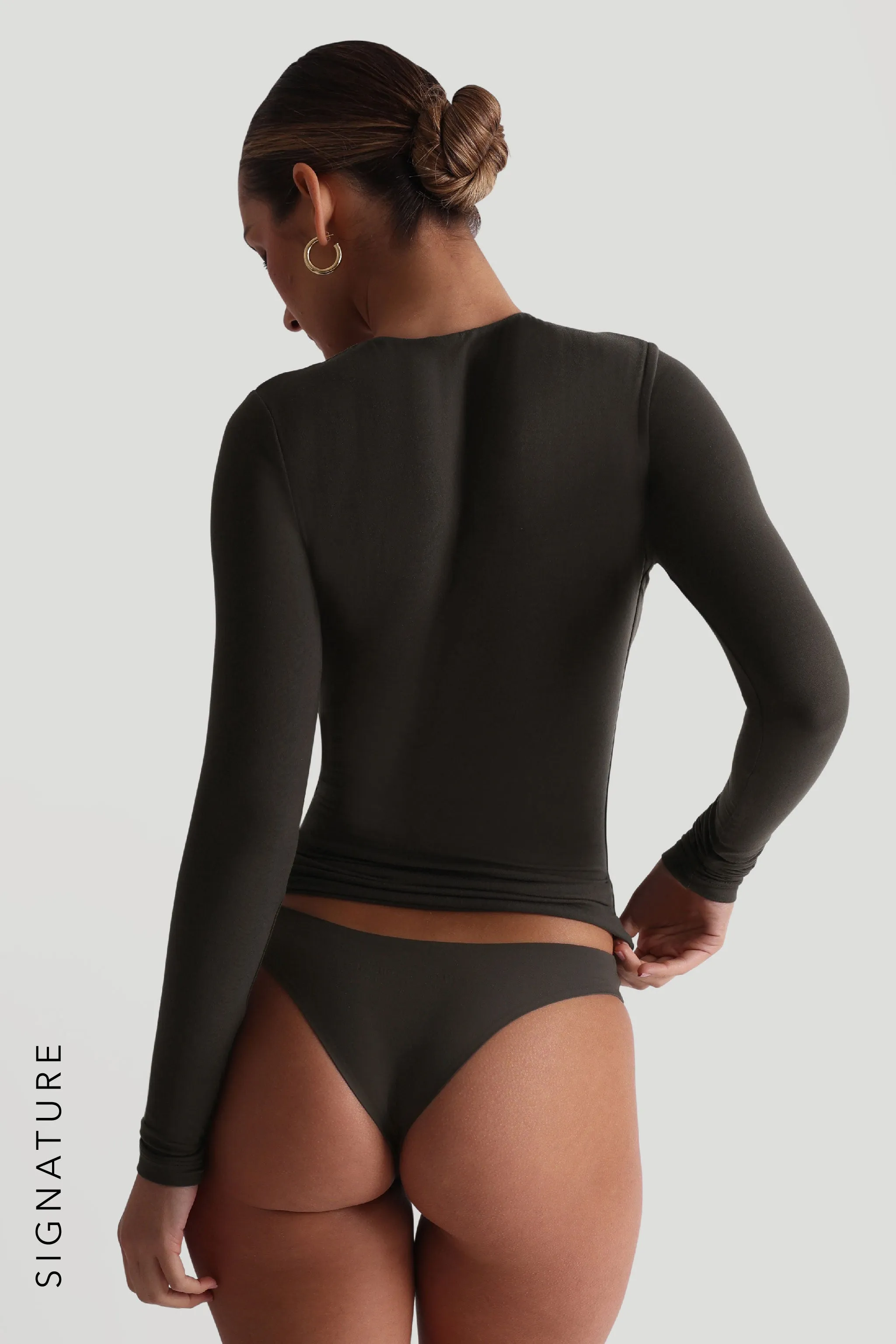 Mist Long Sleeve T-Shirt - Charcoal sold by My outfit online product image thumbnail 2