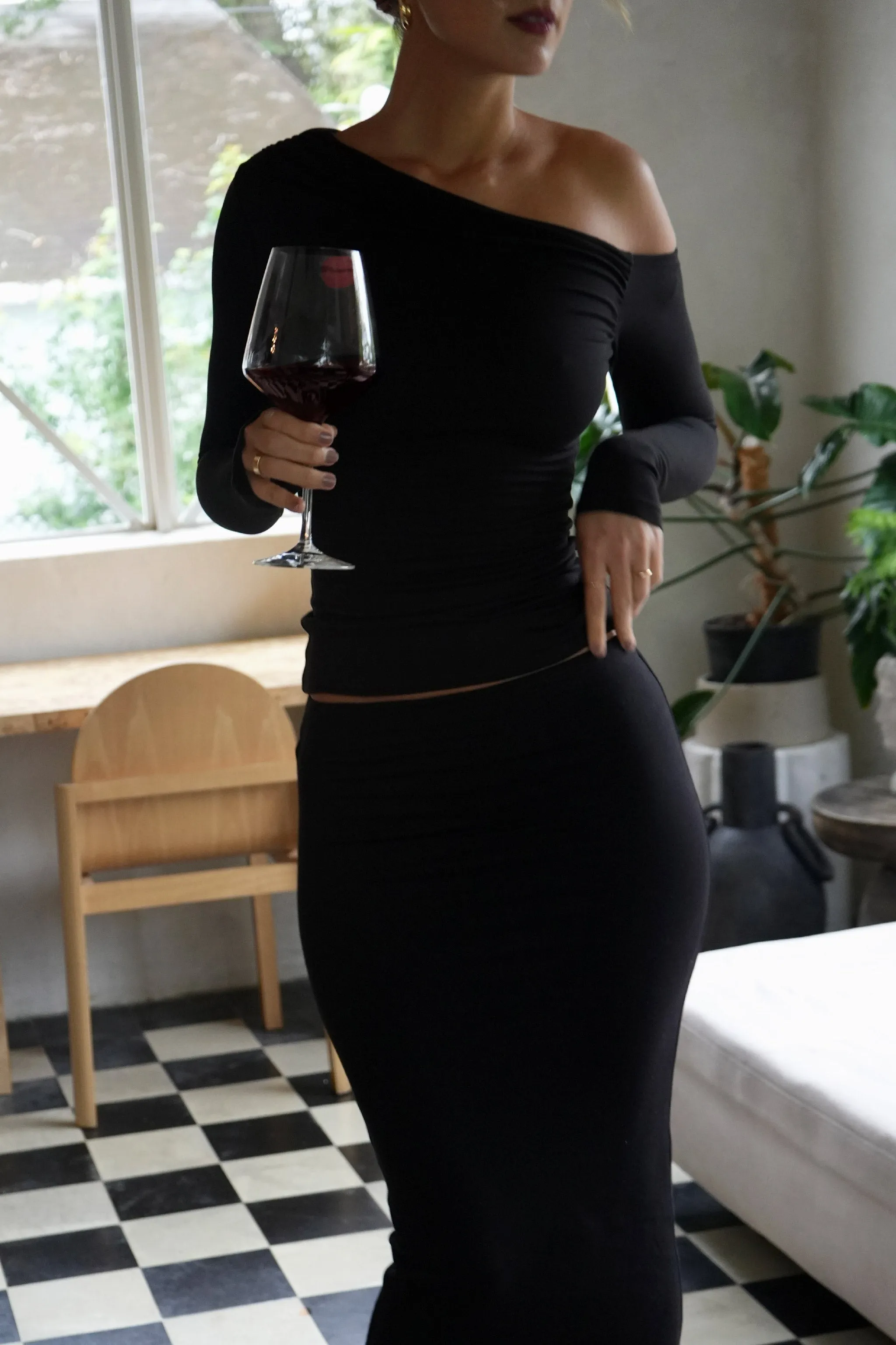 Pro-Technical Midi Skirt - Black sold by My outfit online