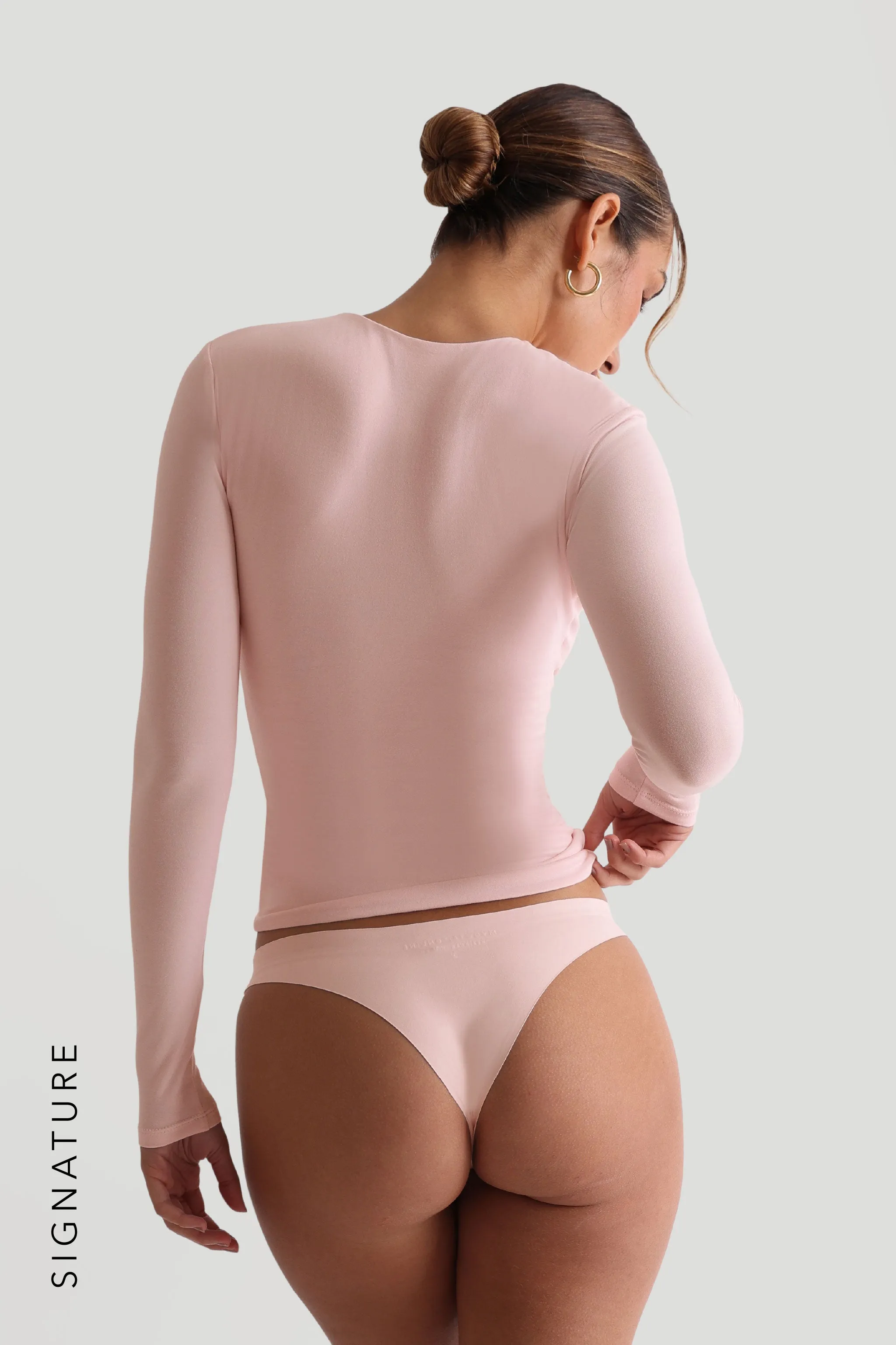 Mist Long Sleeve T-Shirt - Light Rose sold by My outfit online product image thumbnail 4