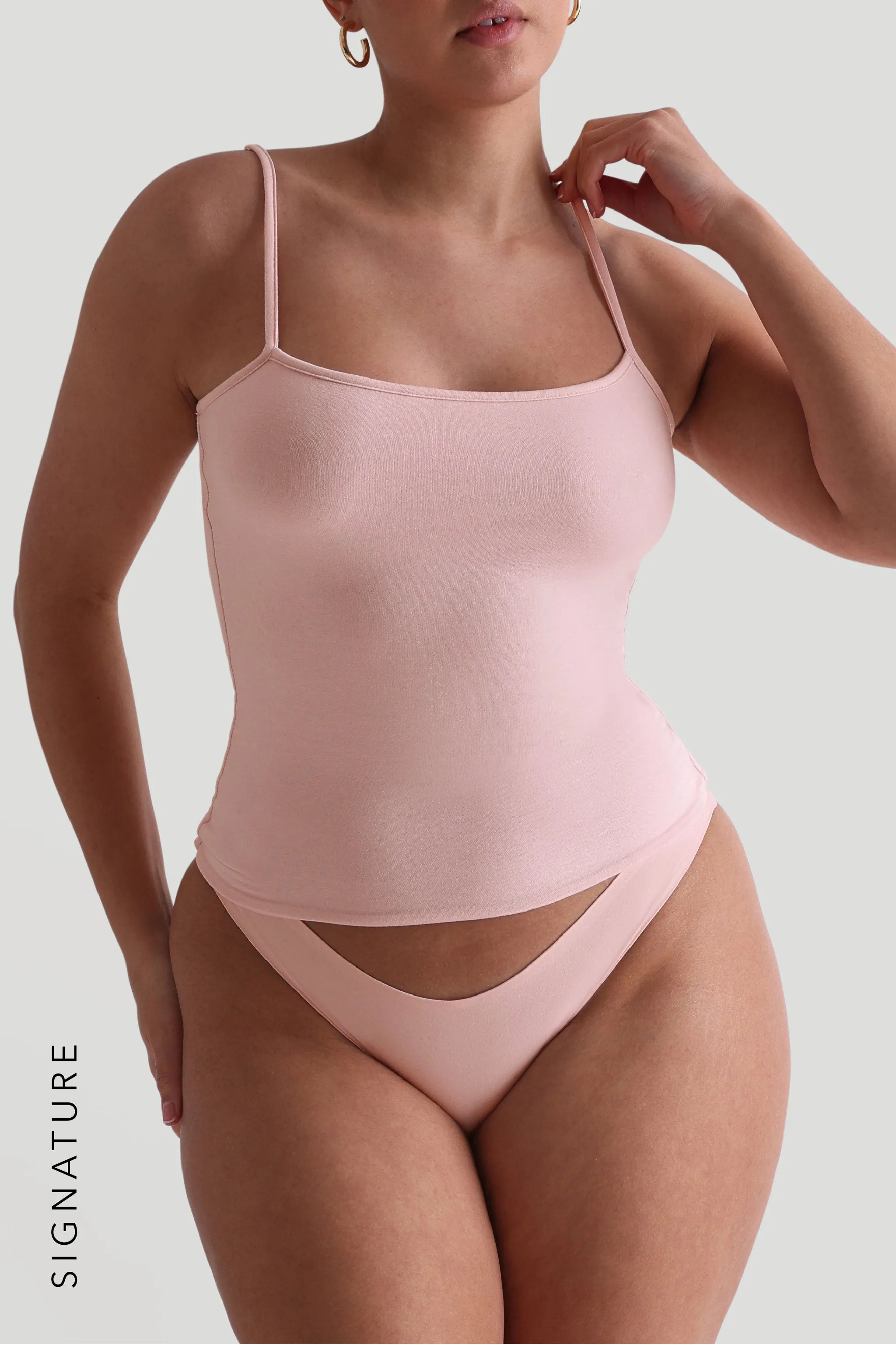 Prime Cami Tank Top - Light Rose sold by My outfit online product image thumbnail 3