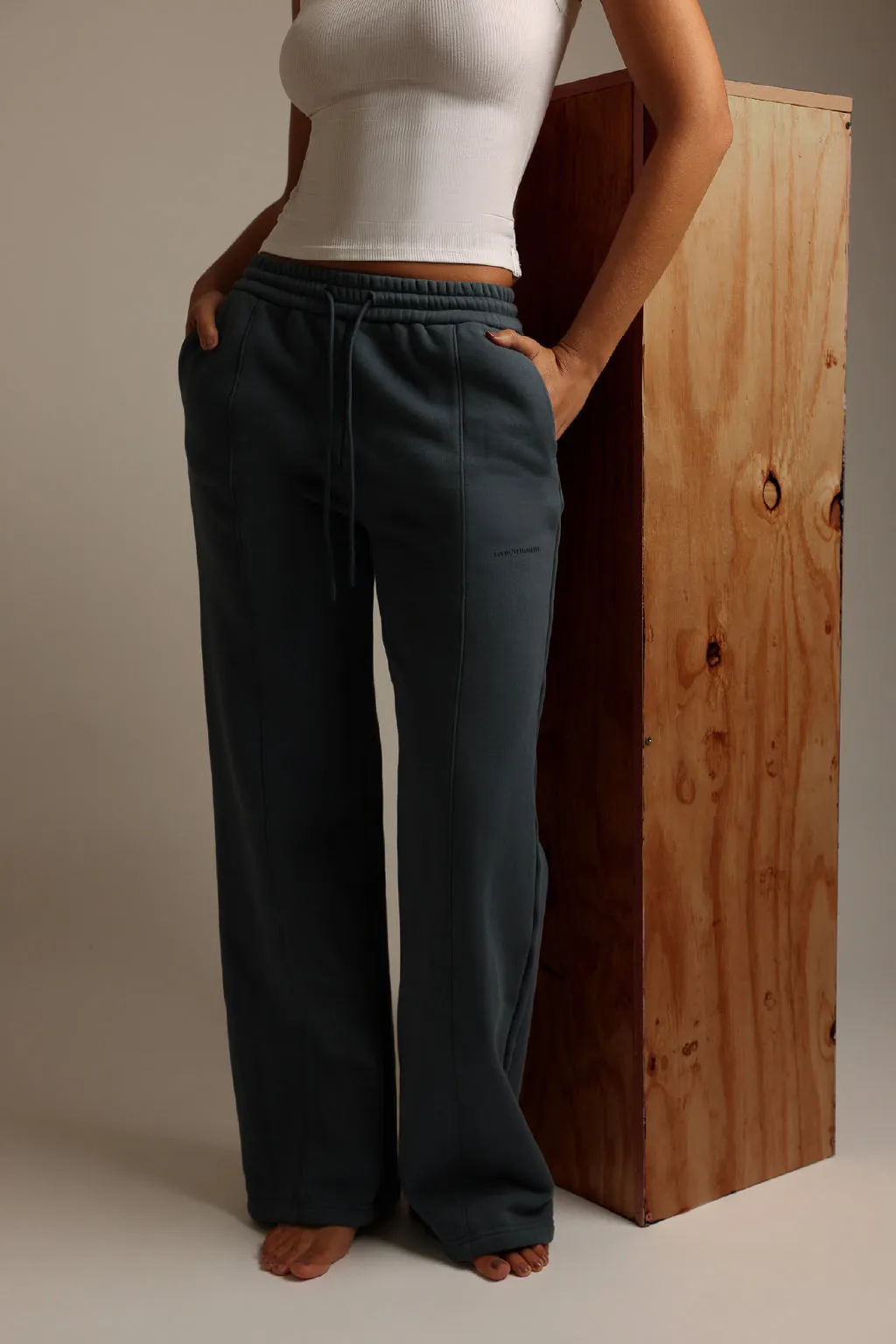 Structured Wide Leg Sweatpants - Serene sold by My outfit online