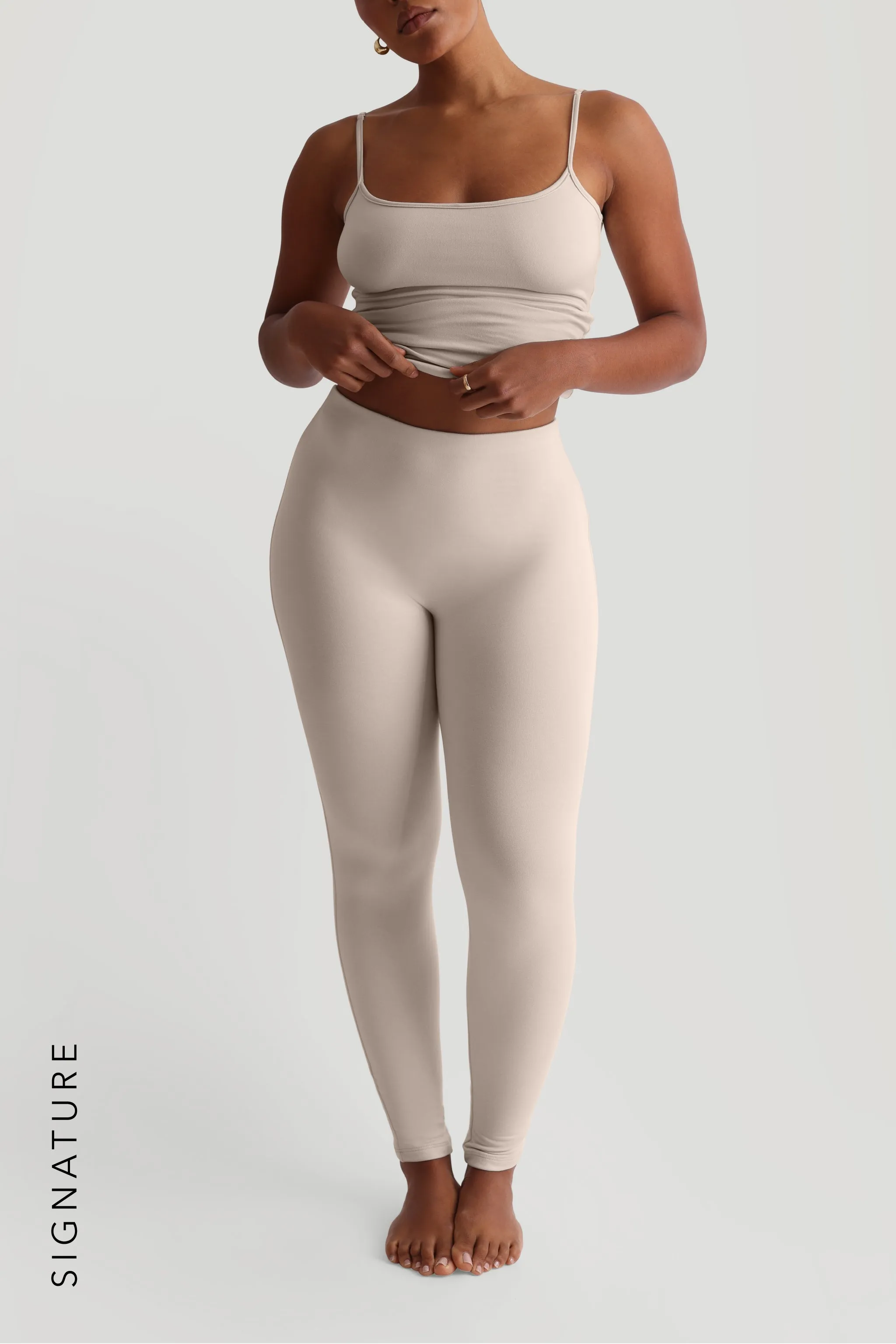 PRO-TECHNICAL LEGGINGS - Buttercream sold by My outfit online product image thumbnail 2