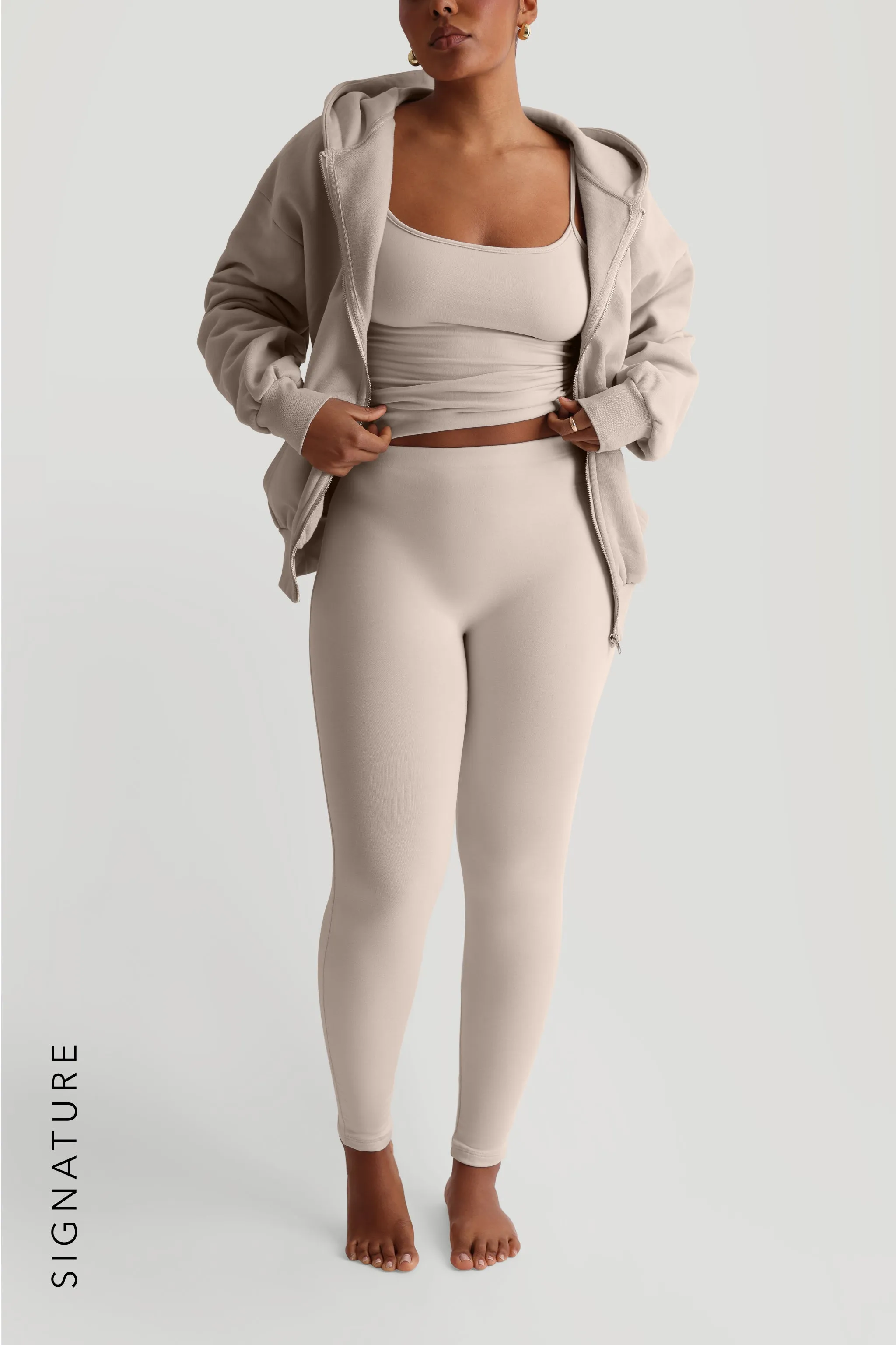 PRO-TECHNICAL LEGGINGS - Buttercream sold by My outfit online product image thumbnail 4