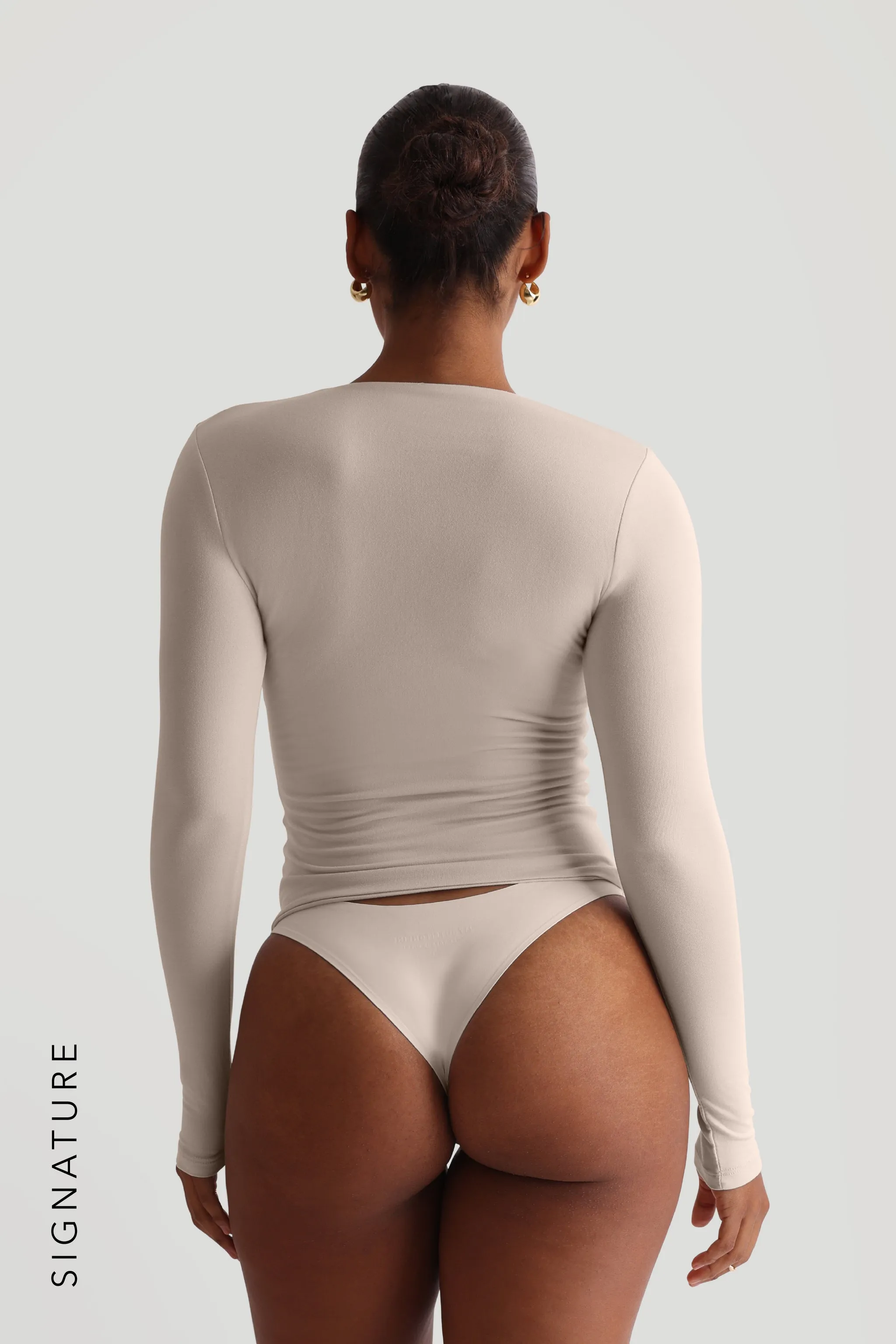 Mist Long Sleeve T-Shirt - Buttercream sold by My outfit online product image thumbnail 3