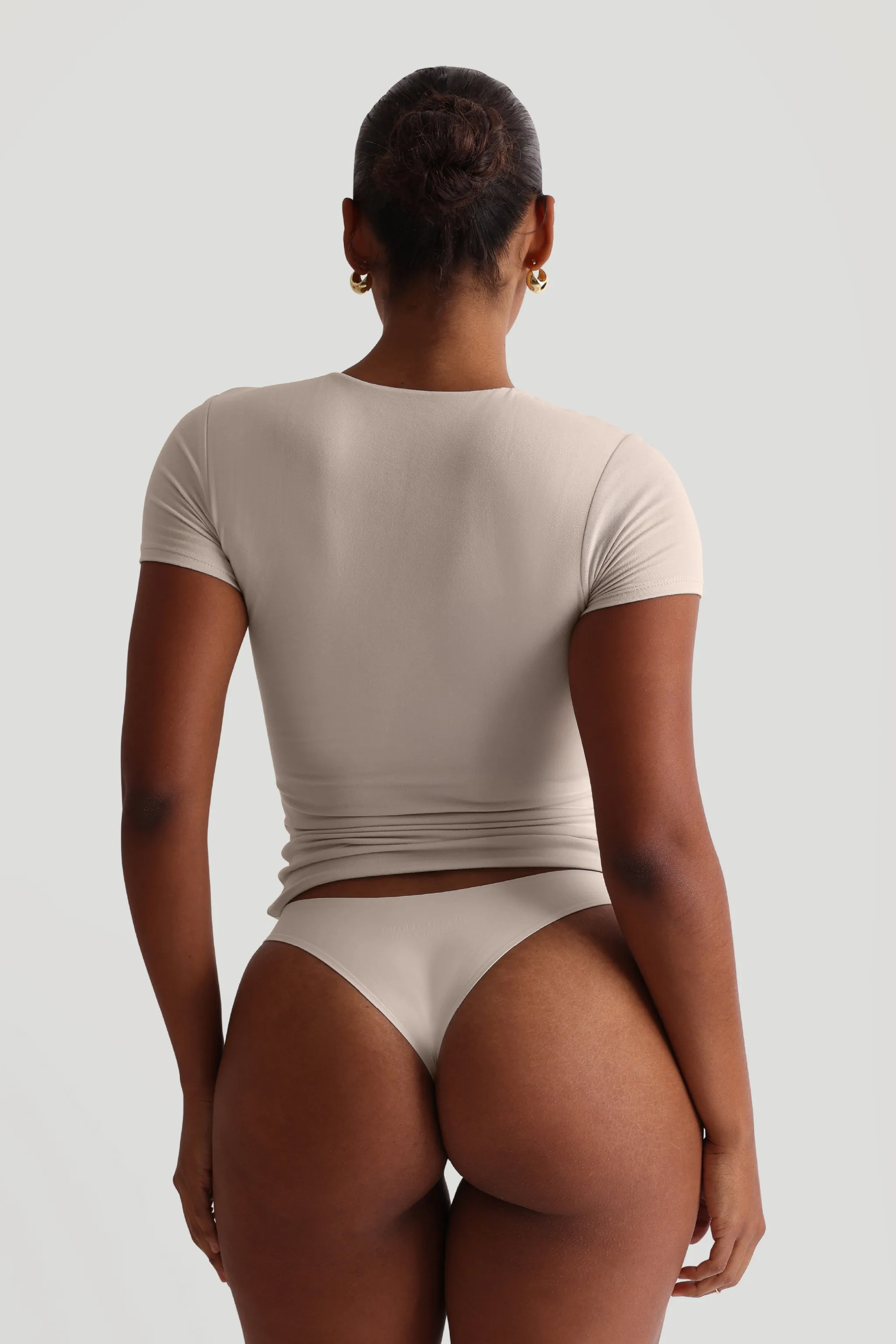 Mist Short Sleeve T-Shirt - Buttercream sold by My outfit online product image thumbnail 3