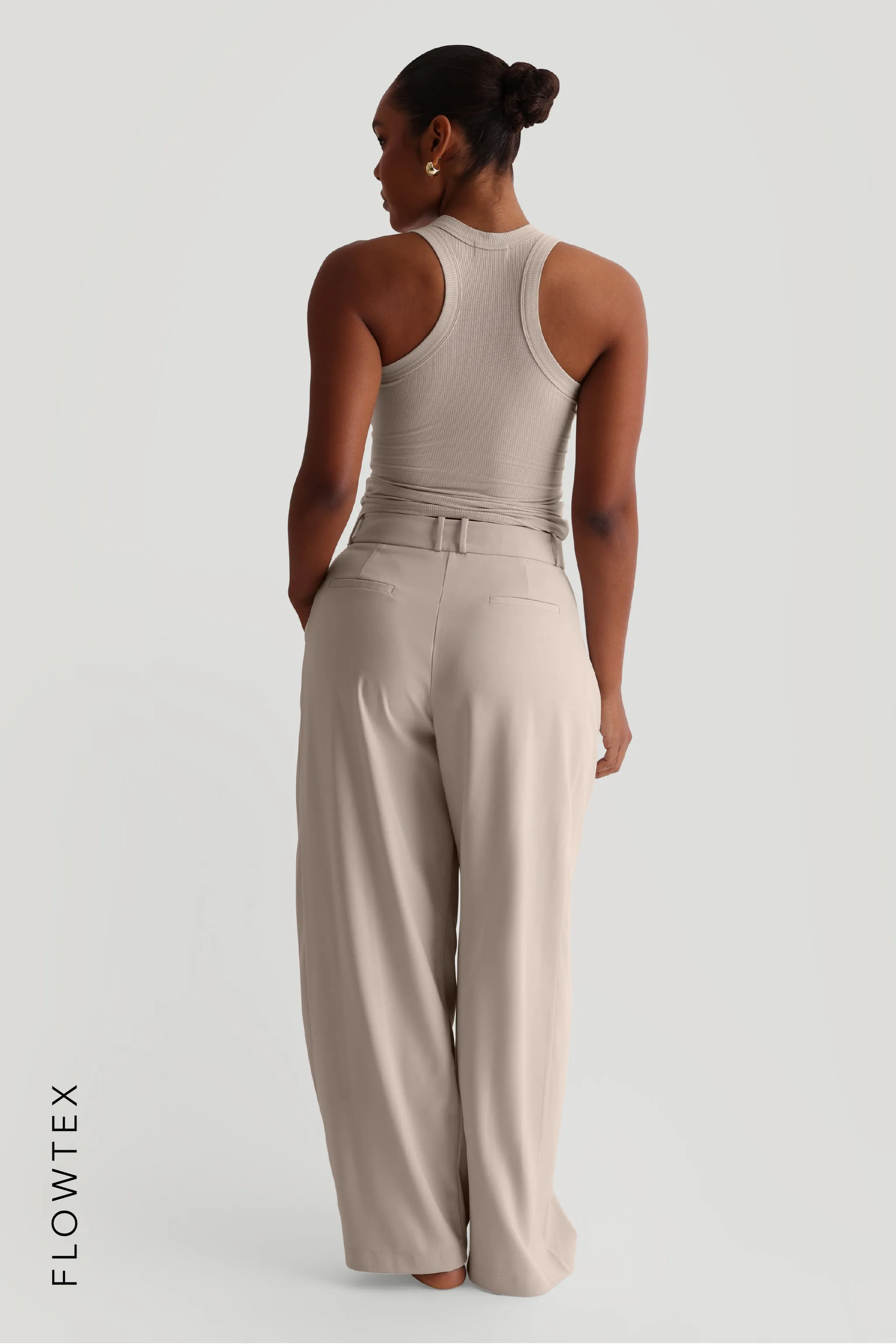 THE IVY WIDE-LEG TROUSERS - Buttercream sold by My outfit online product image thumbnail 3