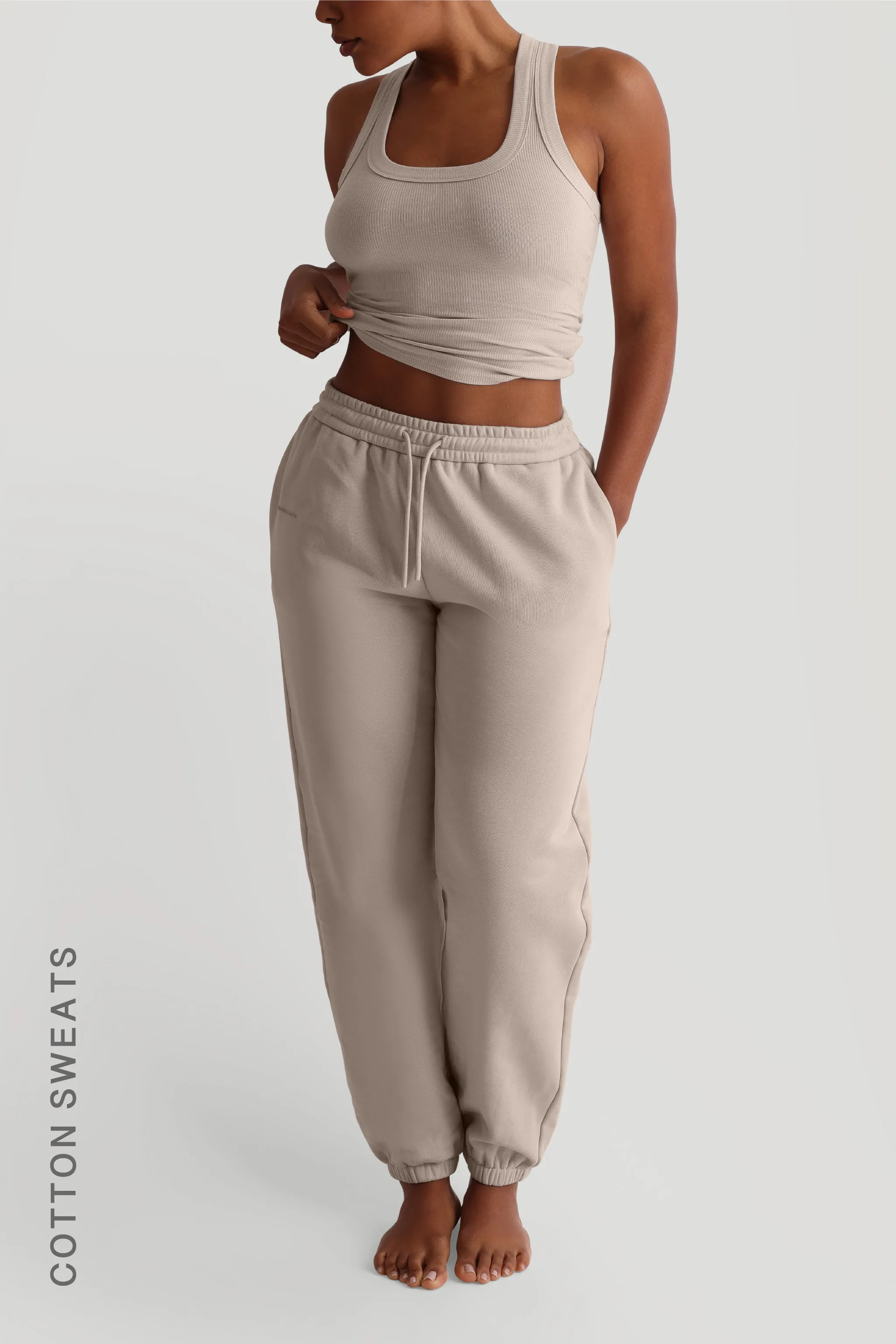 Jogger Fit Sweatpants - Buttercream sold by My outfit online product image thumbnail 2
