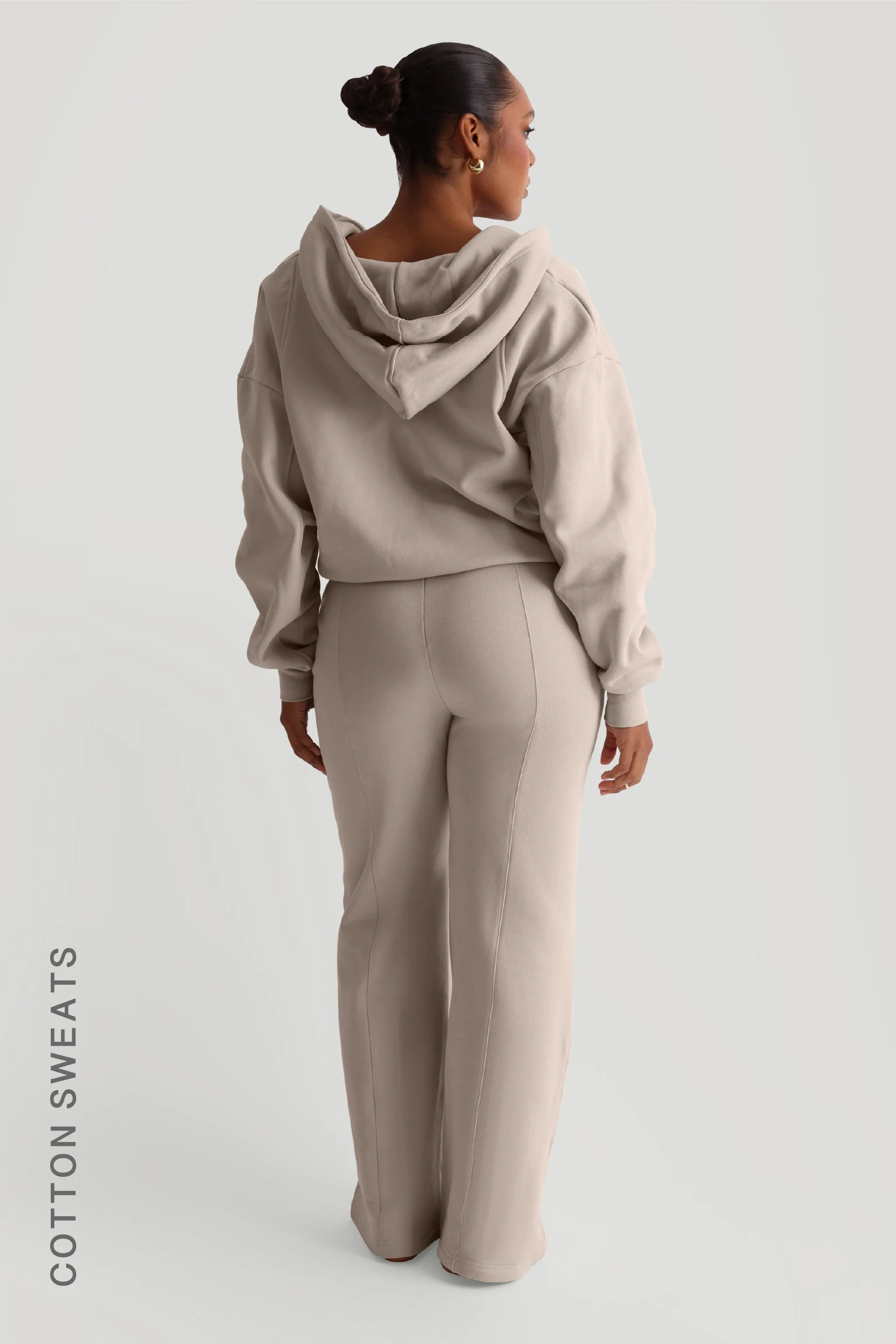 Boyfriend Zip-Up Hoodie - Buttercream sold by My outfit online product image thumbnail 3