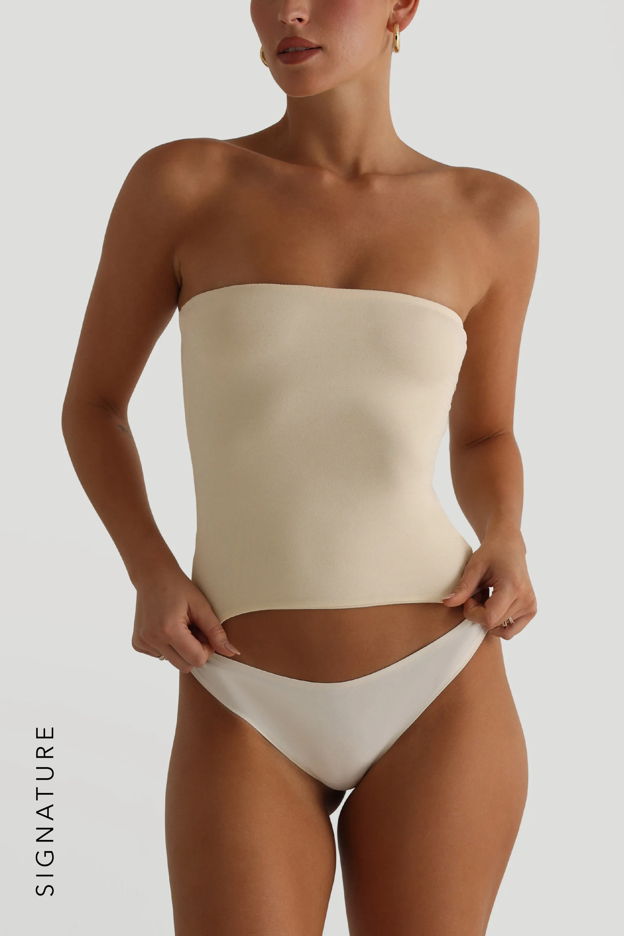 Classic Full-Length Tube Top - Soft Honey sold by My outfit online product image thumbnail 4