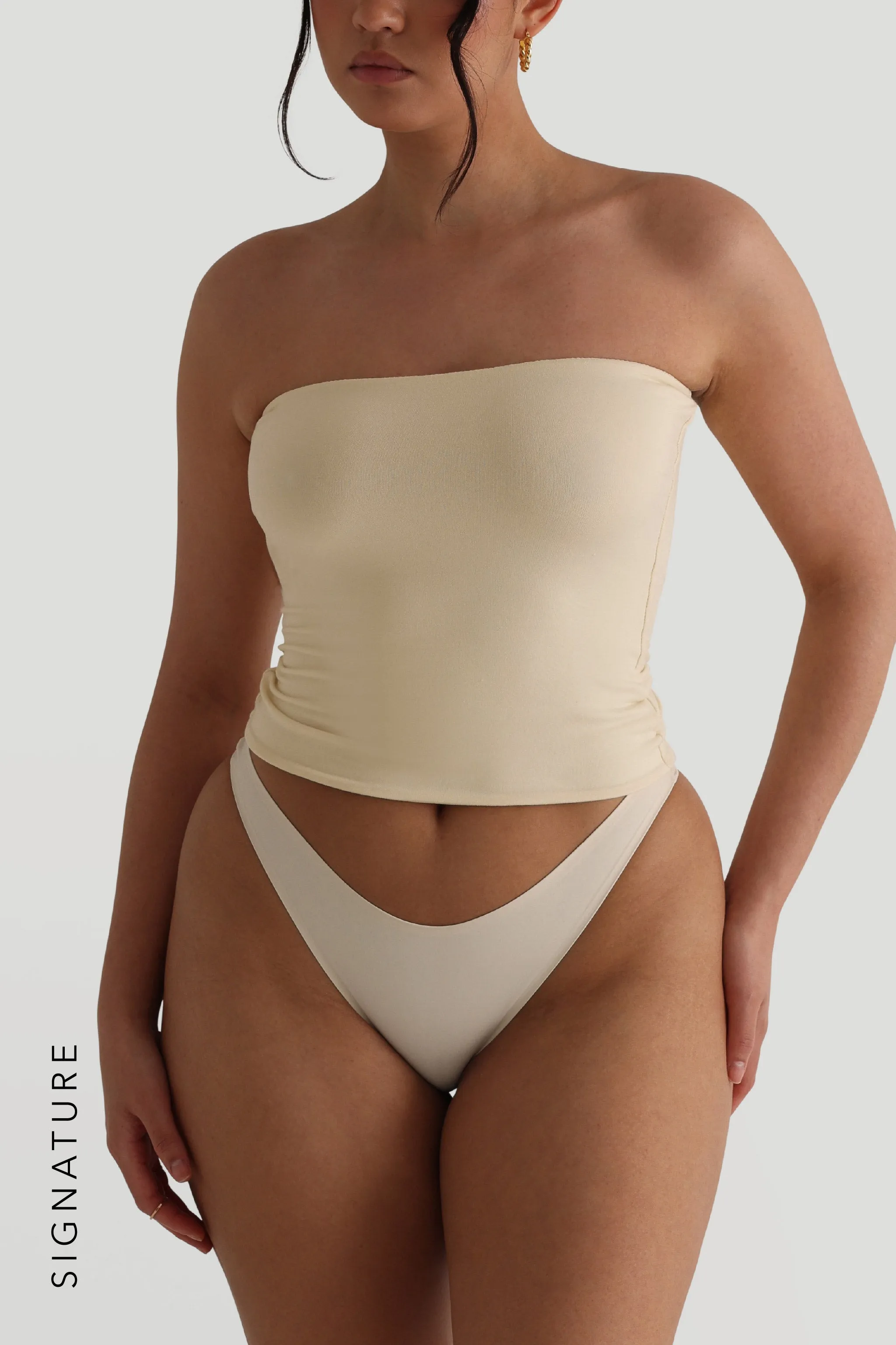 Classic Full-Length Tube Top - Soft Honey sold by My outfit online product image thumbnail 2