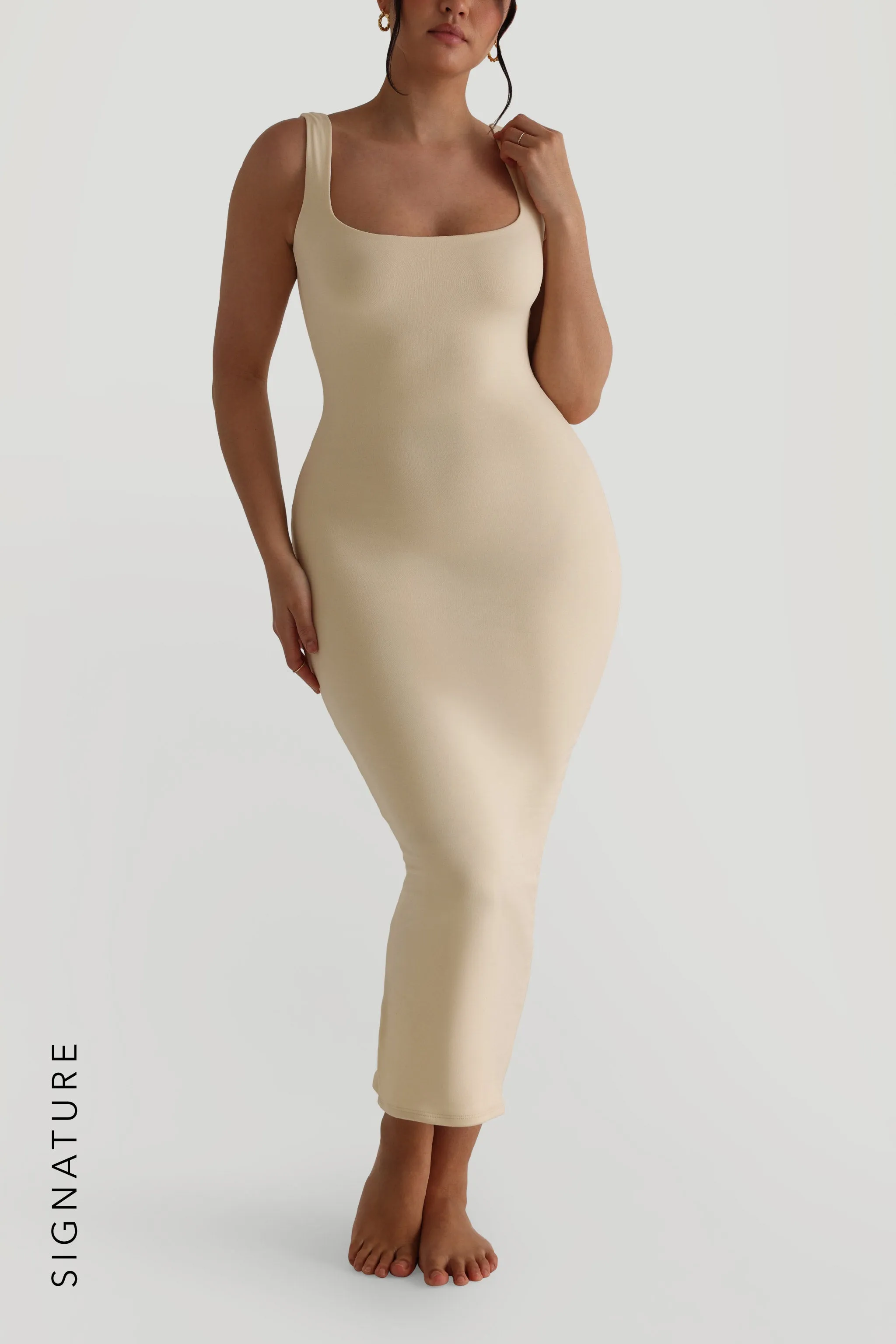 Low Back Maxi Dress - Soft Honey sold by My outfit online product image thumbnail 3