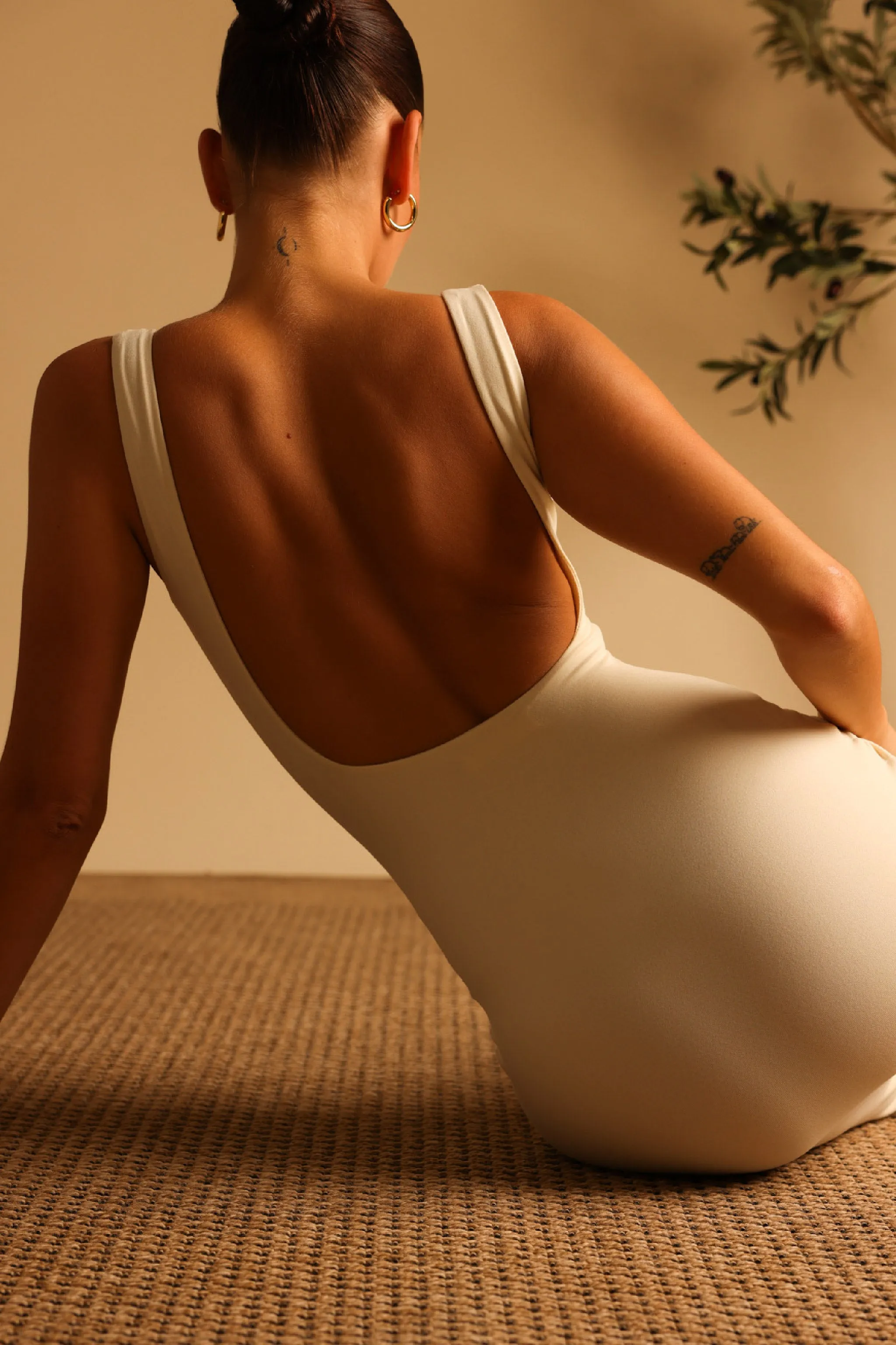 Low Back Maxi Dress - Soft Honey sold by My outfit online