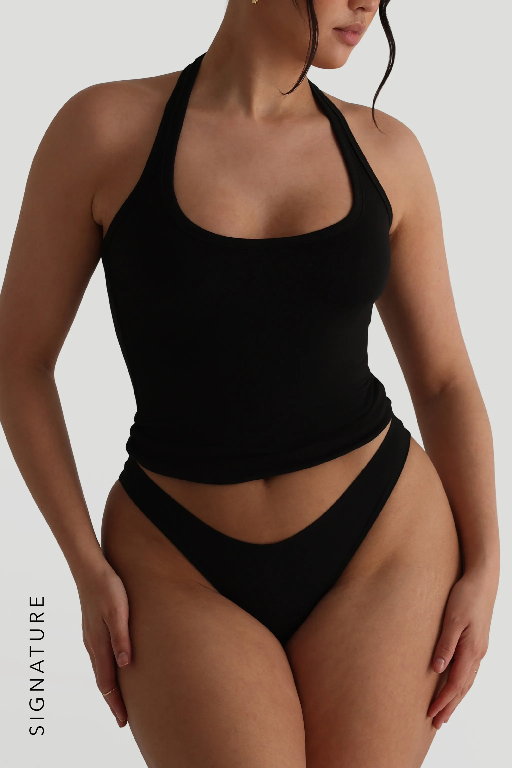 The Halter Full-Length Top - Black sold by My outfit online