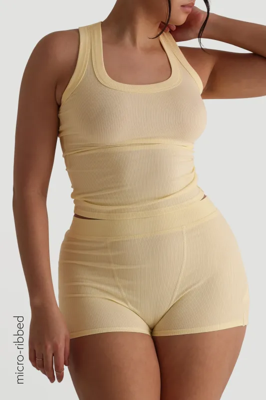 Classic Micro-Ribbed Boxer - Banana sold by My outfit online