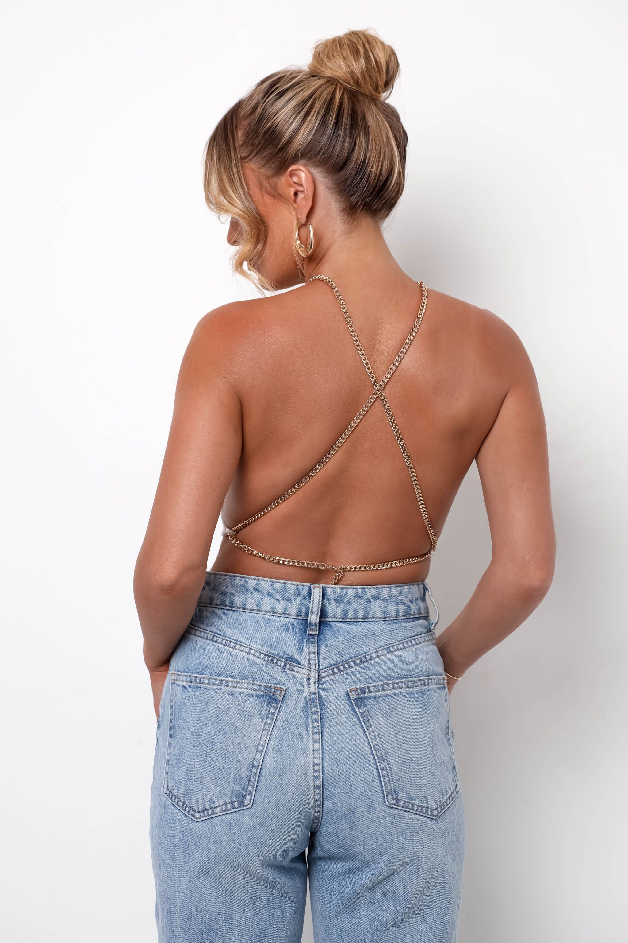 Amber Crop Top - White sold by My outfit online