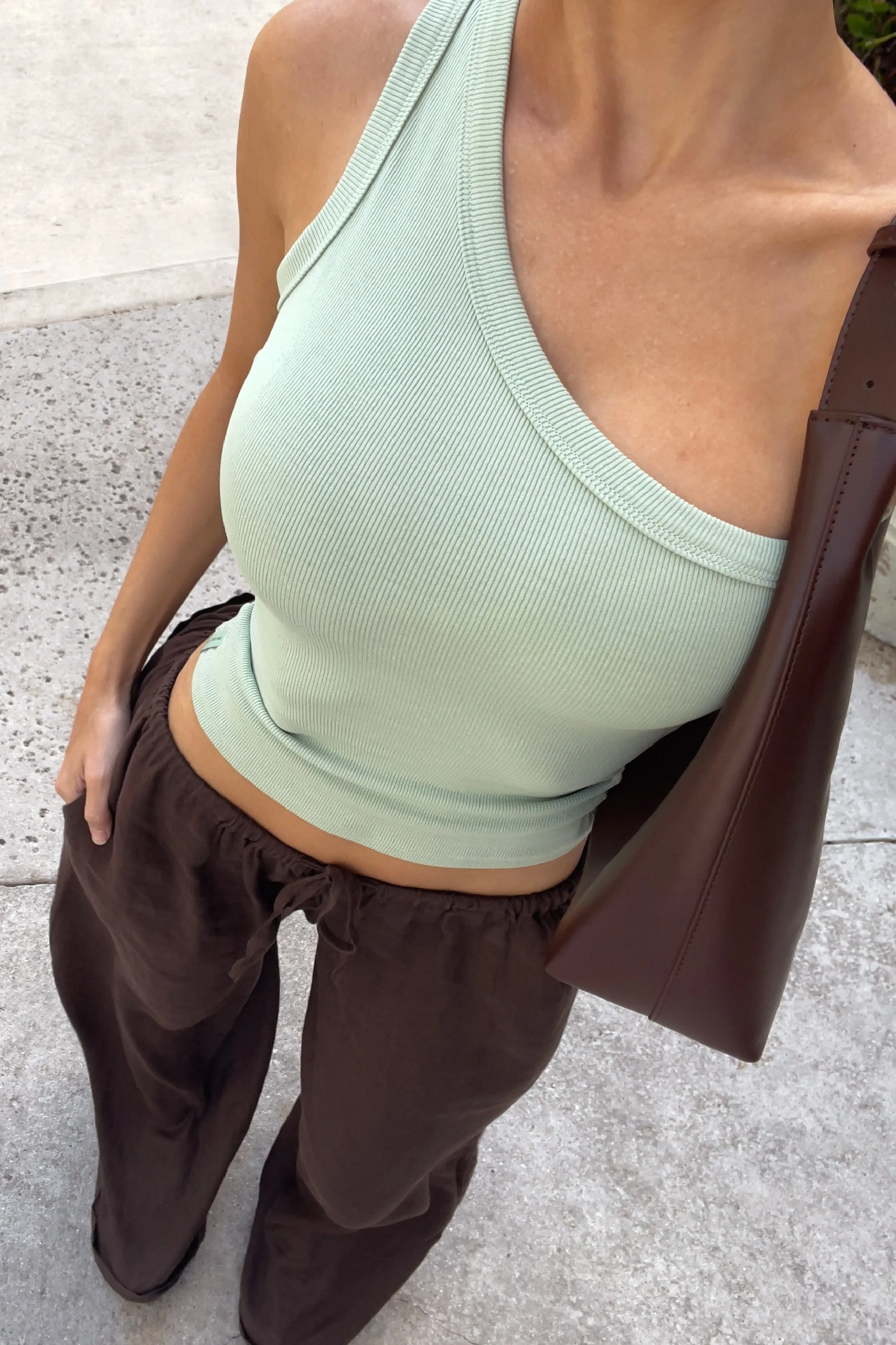 Heritage Linen Wide-Leg Pants - Terra sold by My outfit online product image thumbnail 2