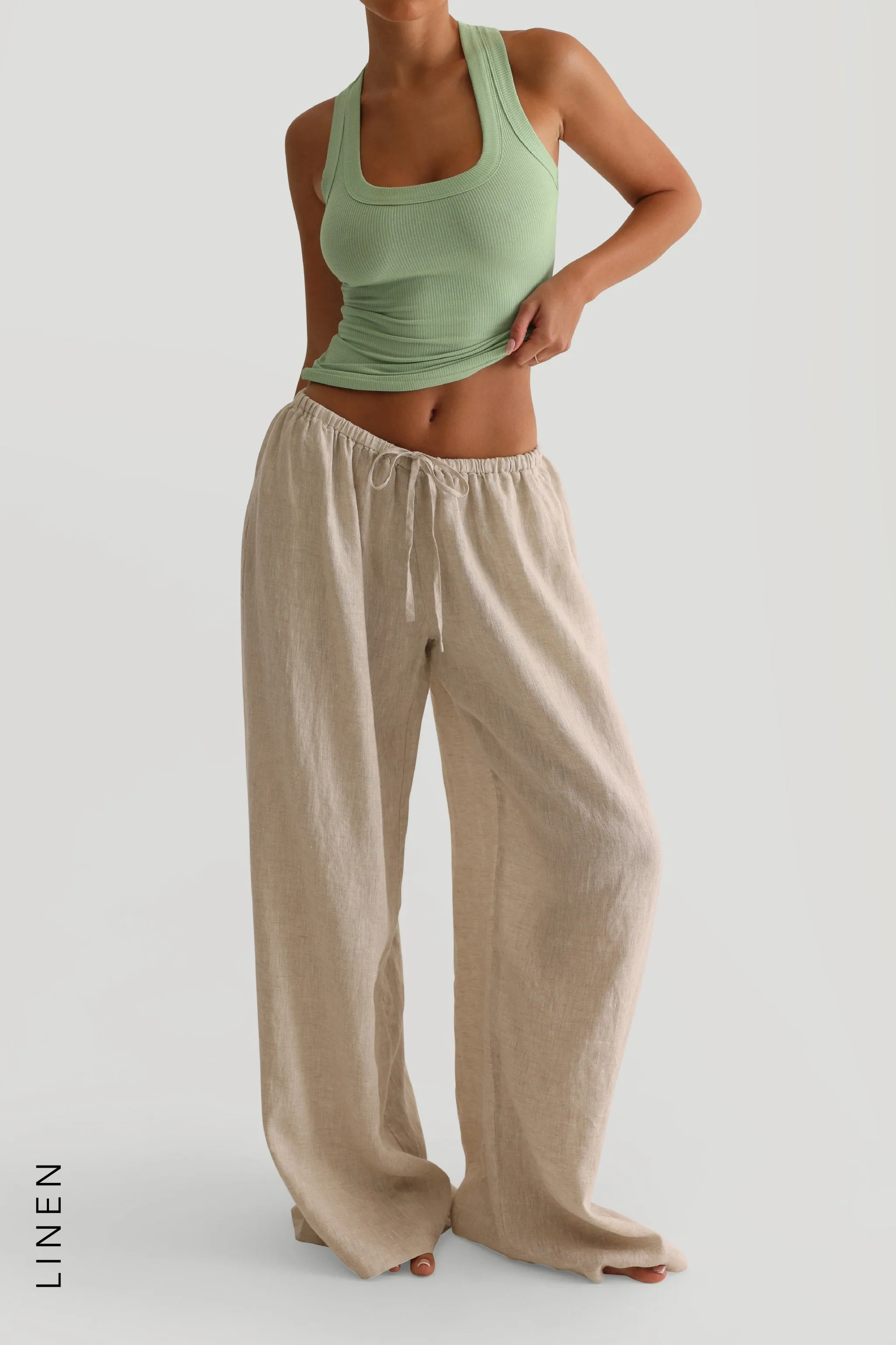 T-Shape Micro-Ribbed Tank Top - Mint sold by My outfit online product image thumbnail 4